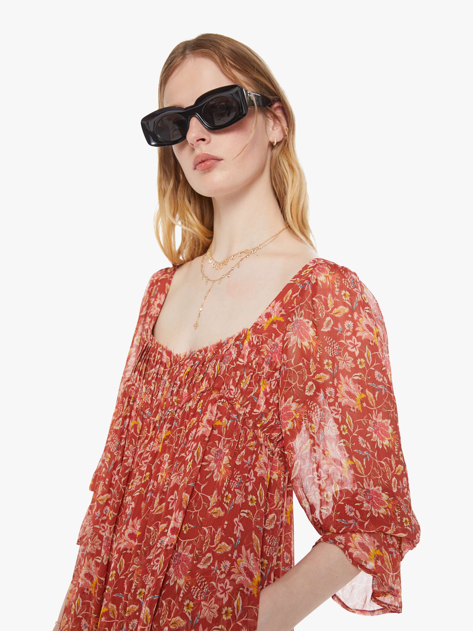 Alix of Bohemia Ember Dress - Lilium Sunset - Image 5