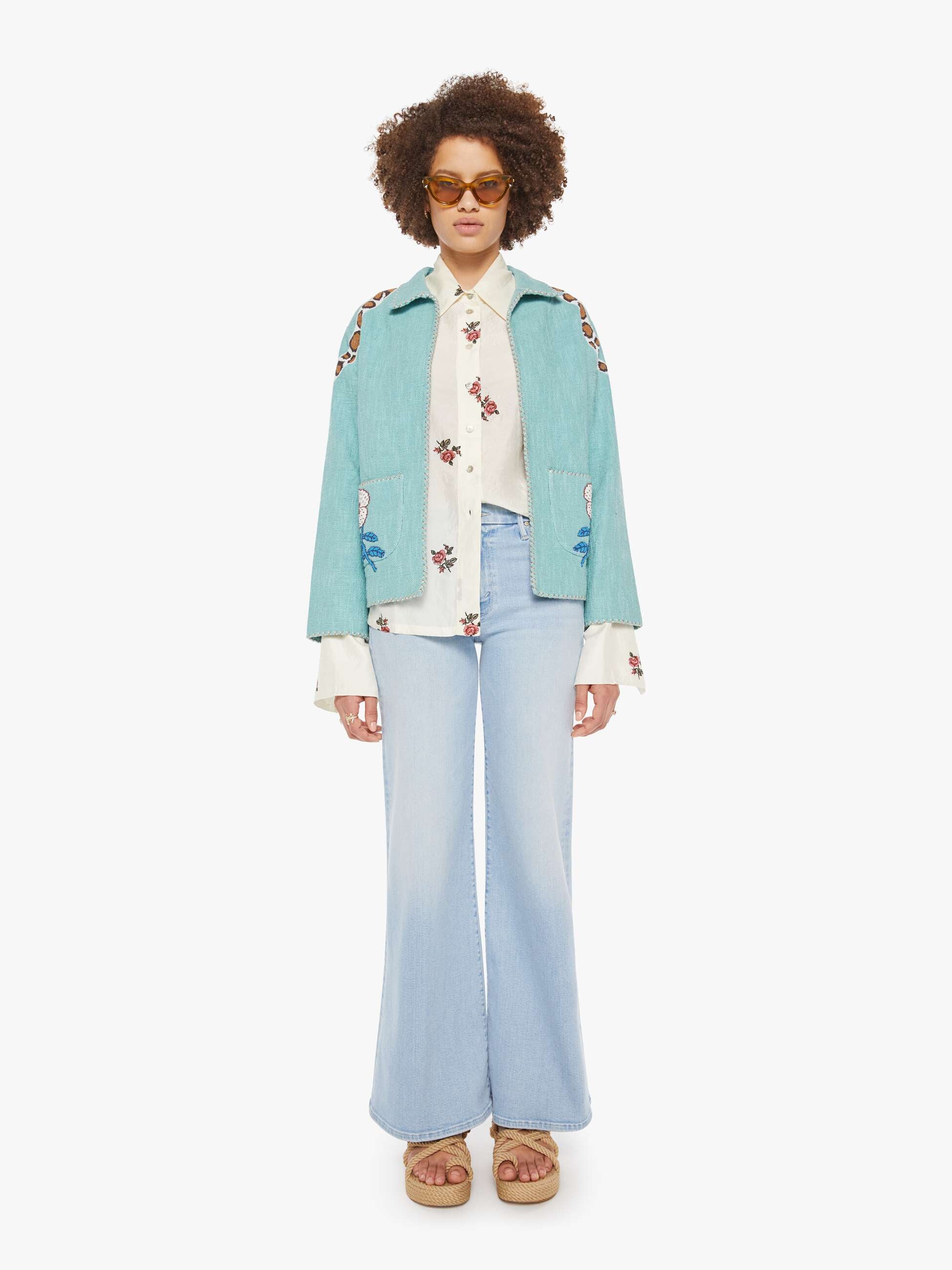 Alix Of Bohemia Francis Jacket - Marine Serpent - Image 5