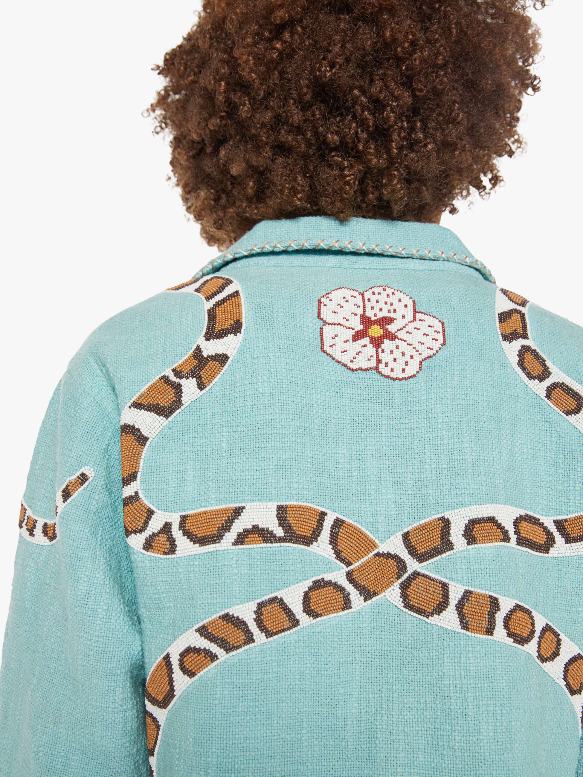 Alix Of Bohemia Francis Jacket - Marine Serpent - Image 6