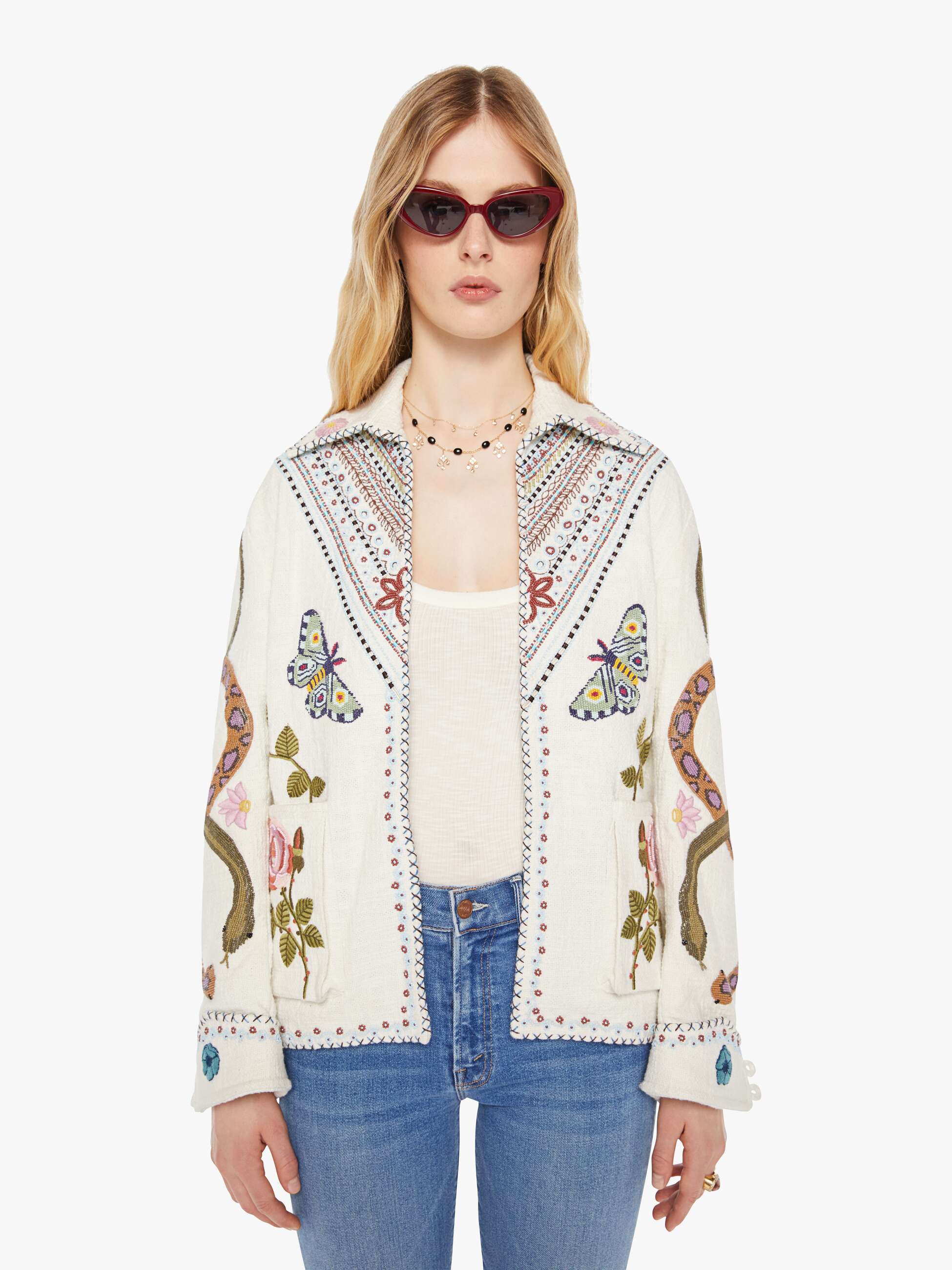 Alix Of Bohemia Jude Jacket - Ivory Ethereal - Image 2