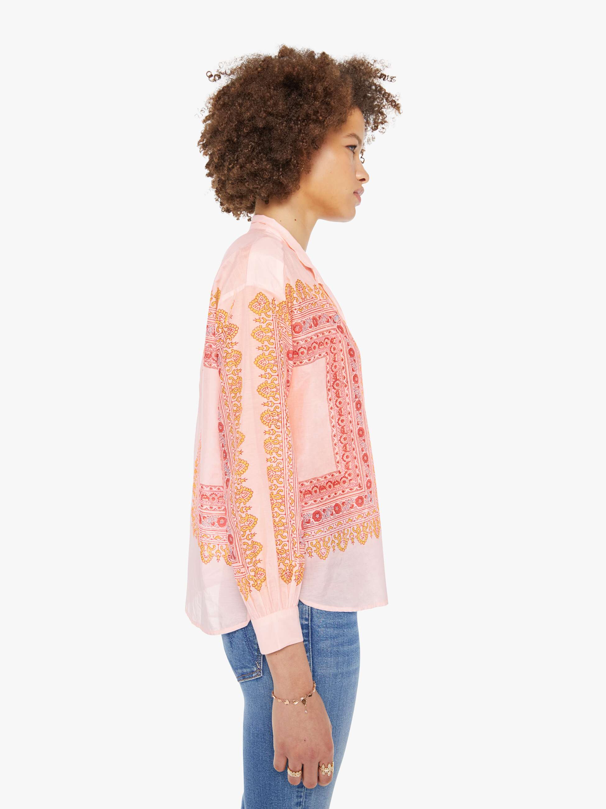 Alix Of Bohemia Kiki Shirt - Blush Tile - Image 3