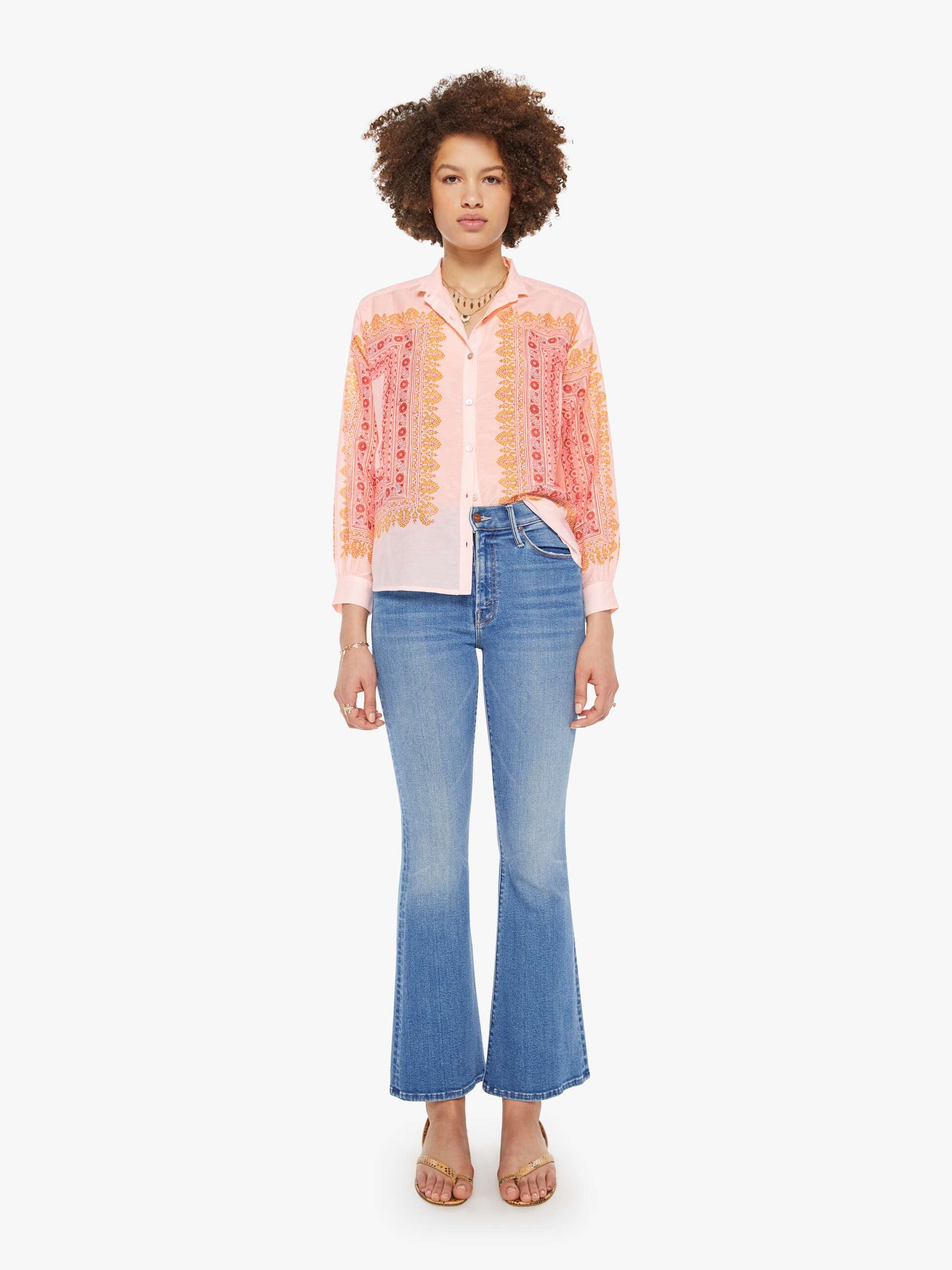 Alix Of Bohemia Kiki Shirt - Blush Tile - Image 5