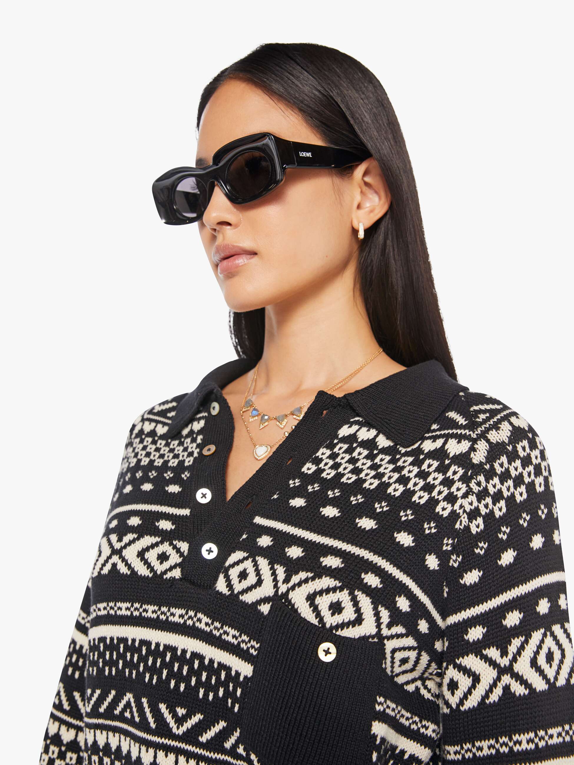 Alix Of Bohemia Liza Top - Black Marble - Image 6