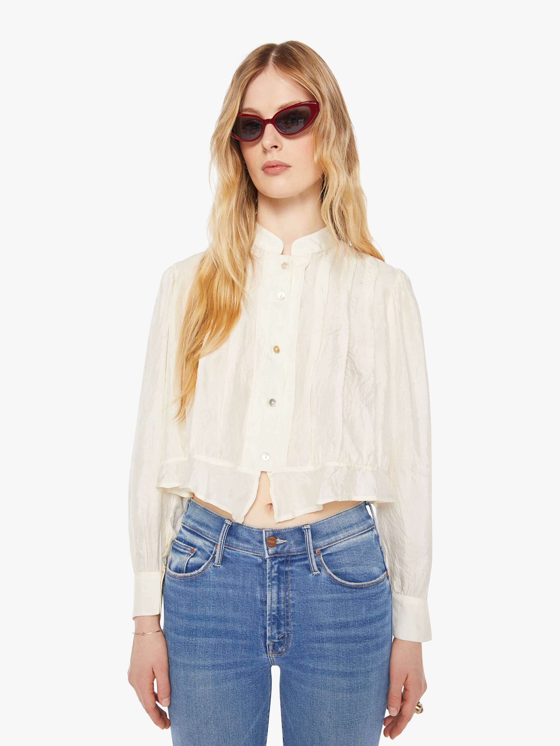 Alix Of Bohemia Ryland Shirt - Pearl - Image 2