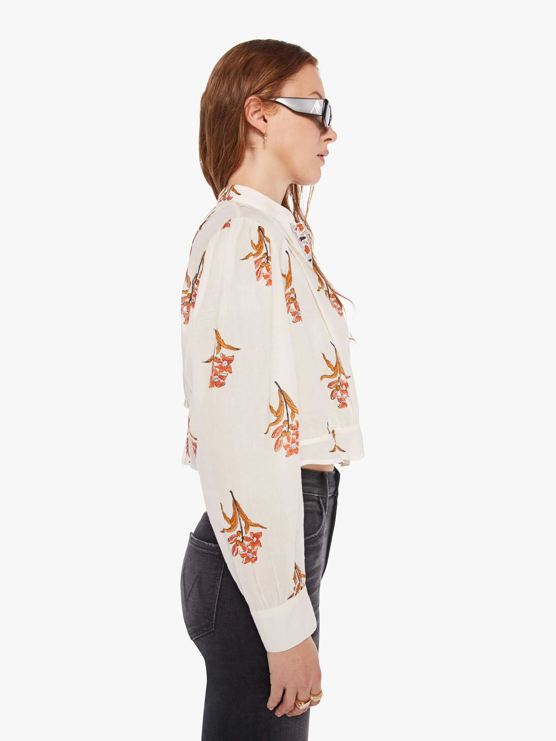 Alix Of Bohemia Ryland Shirt - Persimmon Flower - Image 3