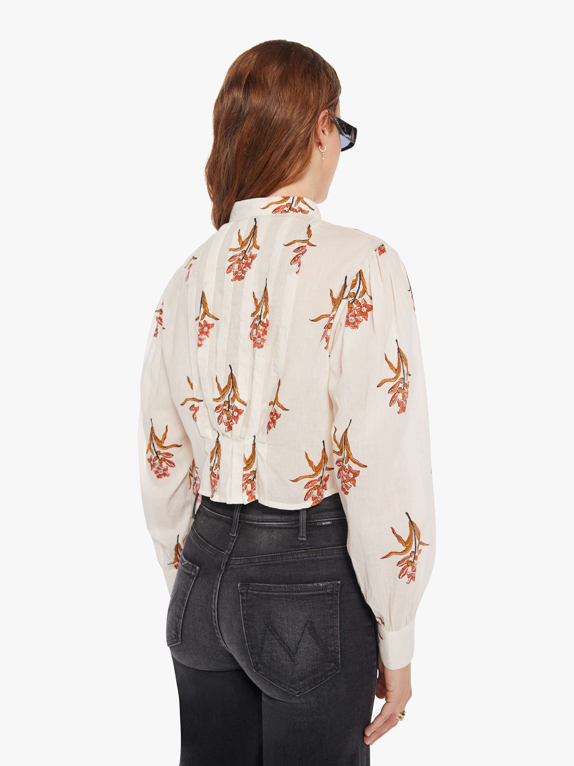 Alix Of Bohemia Ryland Shirt - Persimmon Flower - Image 4