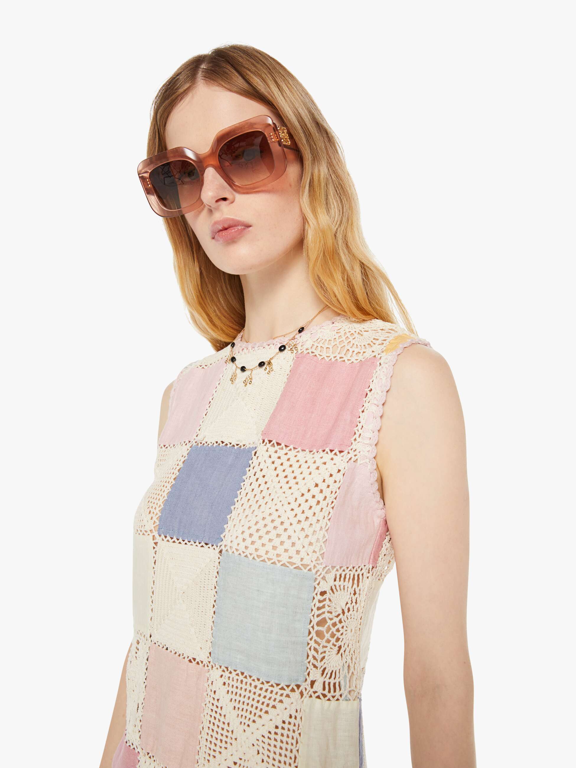 Alix Of Bohemia Vita Tile Dress - Sorbet - Image 5