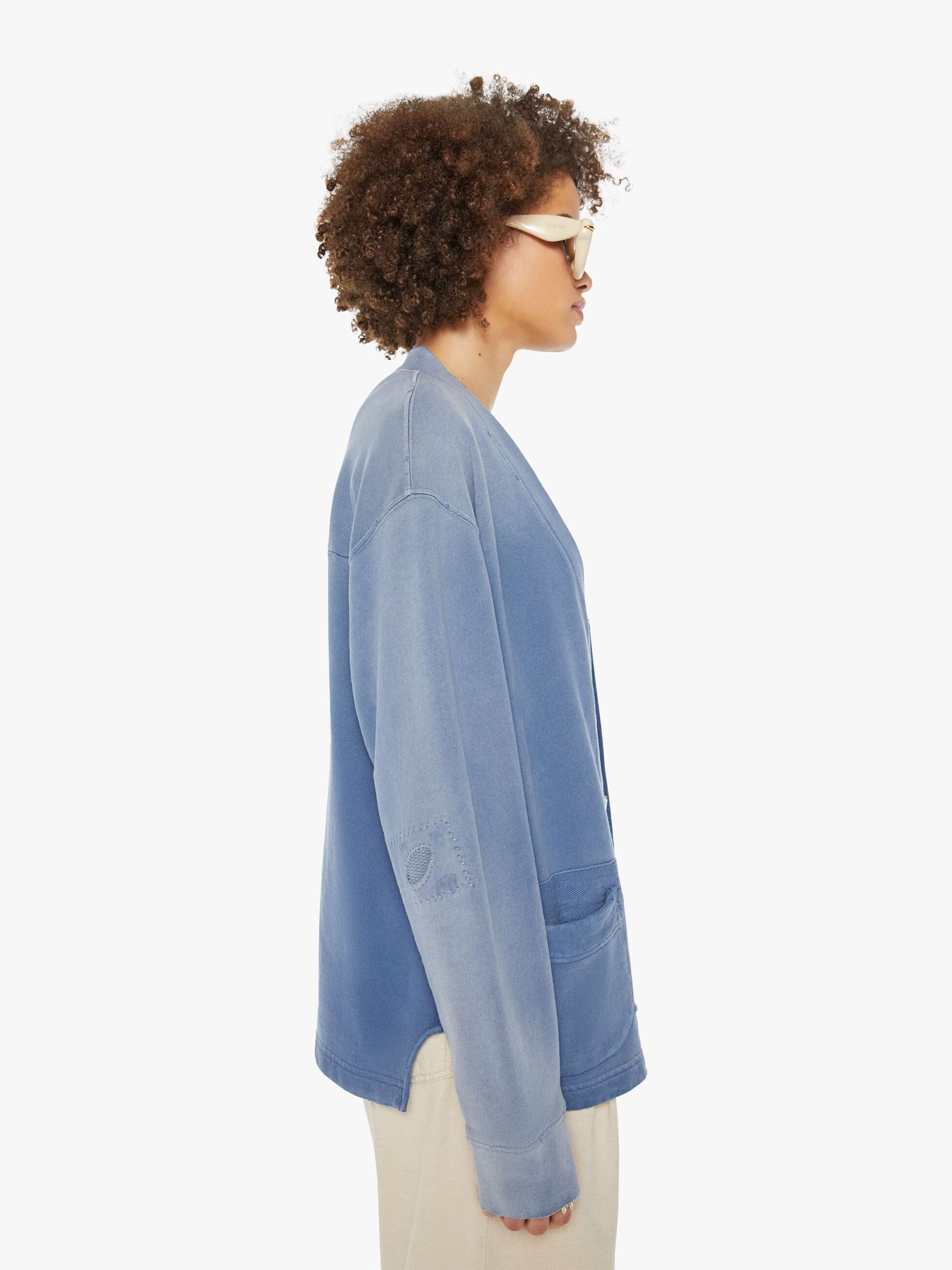 Dr. Collectors Surfriders Cardigan - Bleu De Travail - Image 2