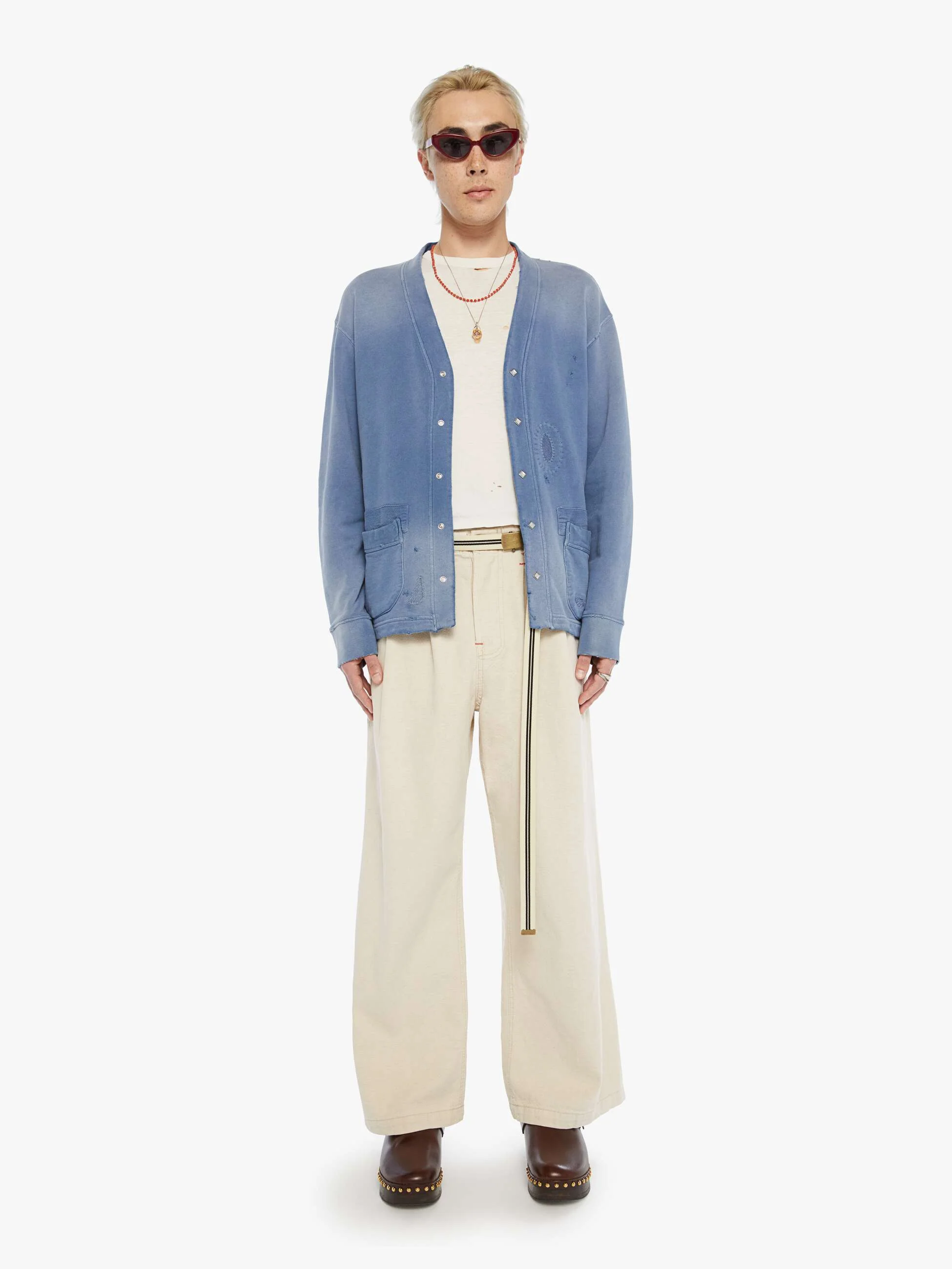 Dr. Collectors Surfriders Cardigan - Bleu De Travail - Image 9