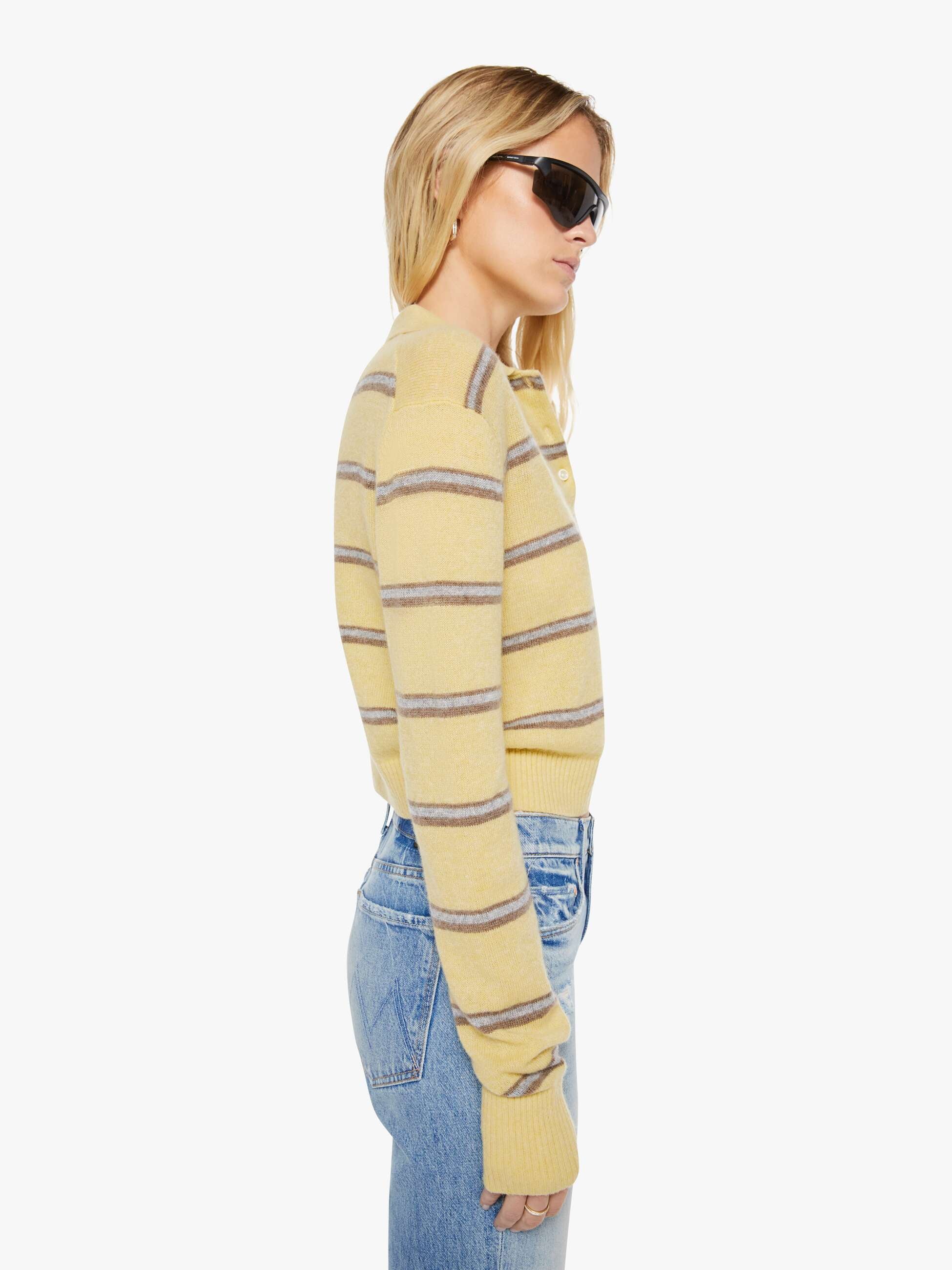 Eterne Barrett Sweater - Butter Stripe - Image 3