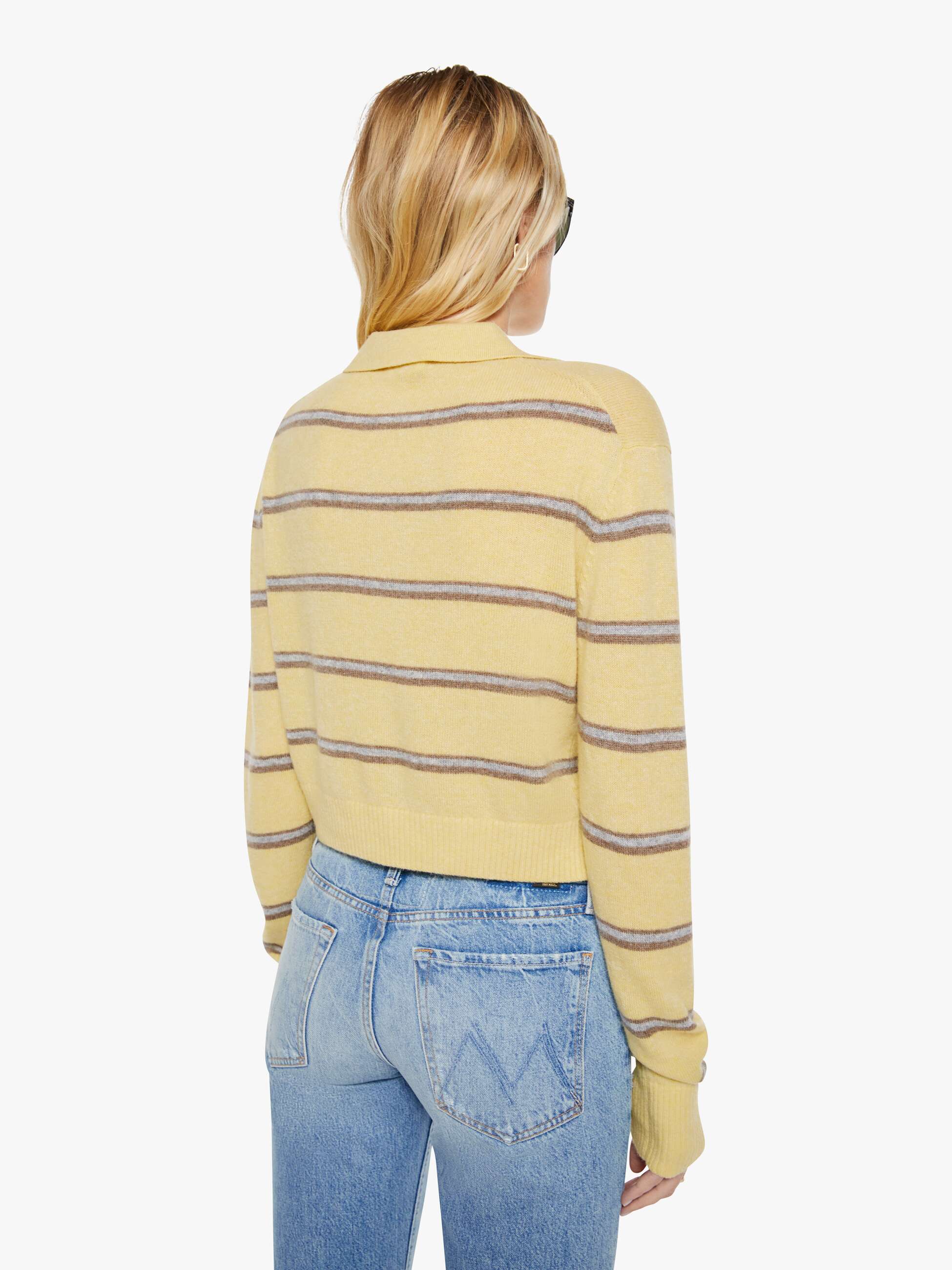 Eterne Barrett Sweater - Butter Stripe - Image 4