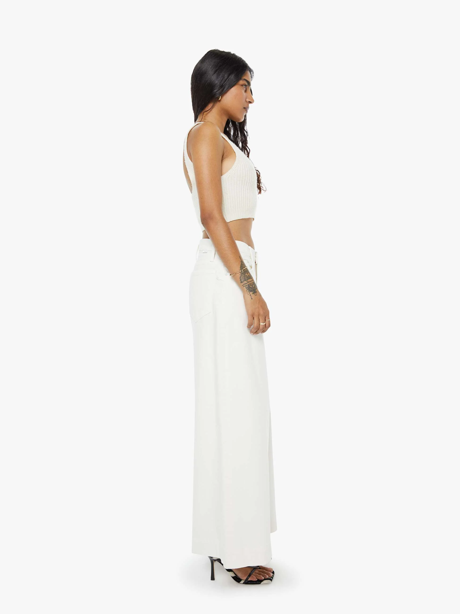 PETITES The Lil Mid Rise Headliner Sneak - Cream Puffs - Image 3