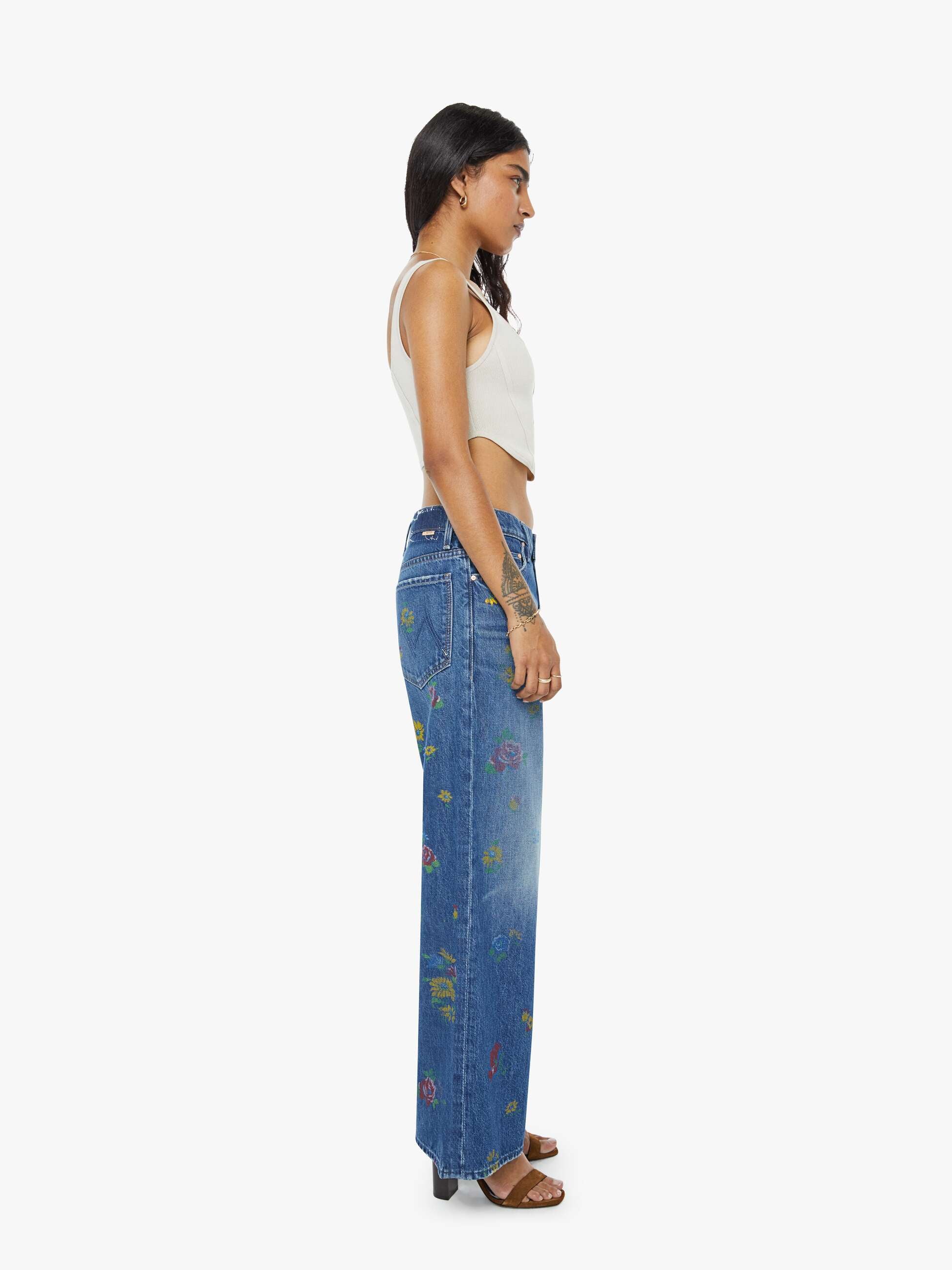 PETITES The Lil Rerun Zip Sneak - Field Of Flowers - Image 3