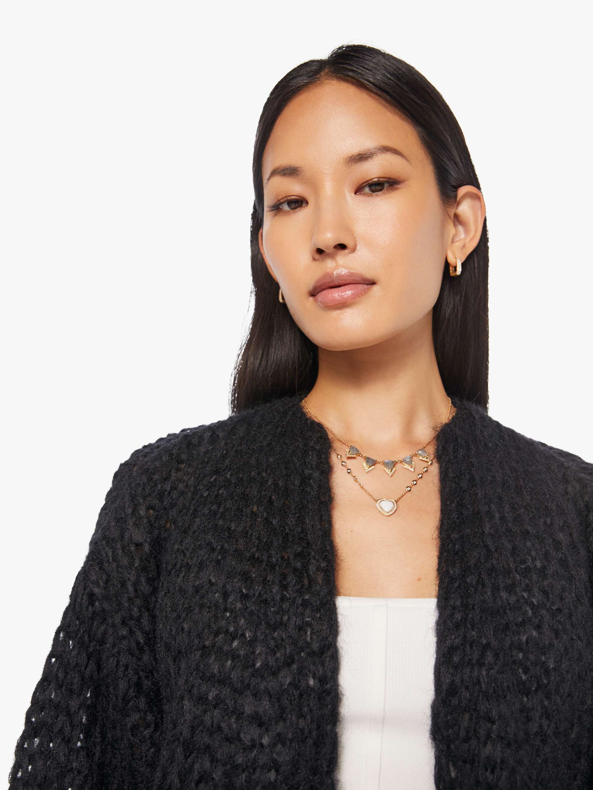 Maiami Big Bomber Cardigan - Black - Image 6