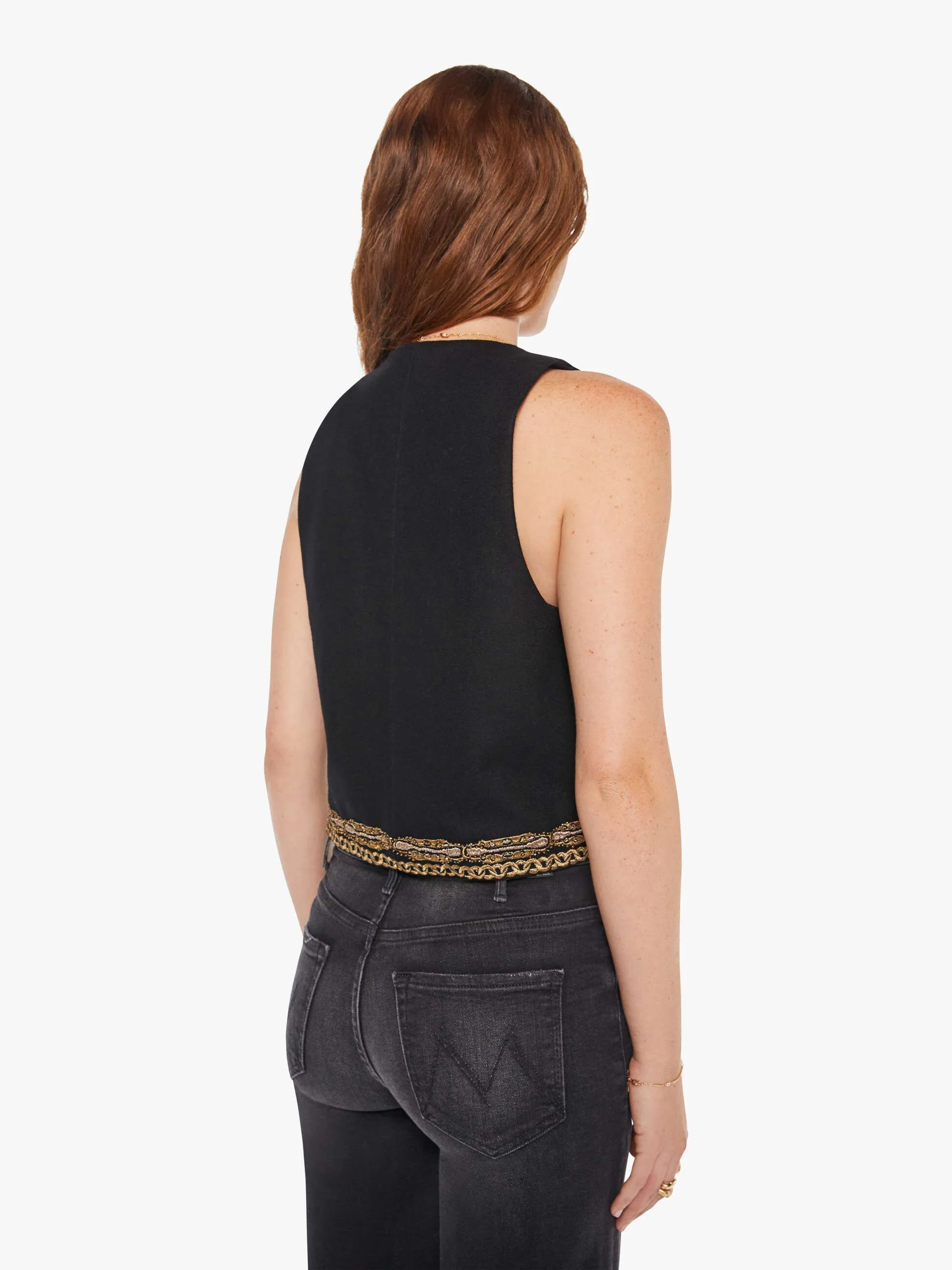 Maria Cher Selena Vest - Black - Image 4
