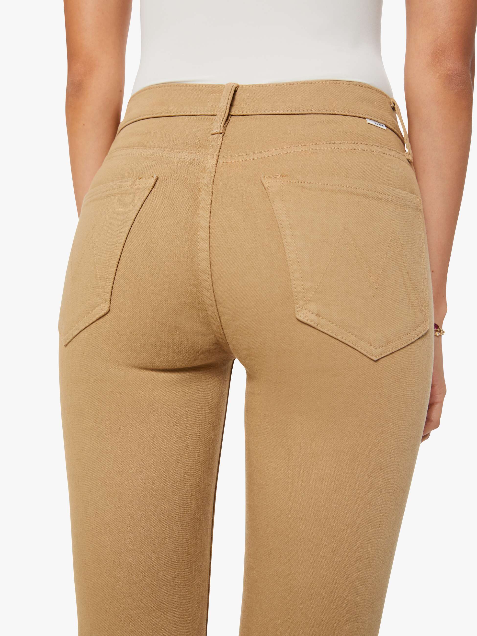 The Mid Rise Dazzler Ankle Fray - Prairie Sand - Image 5