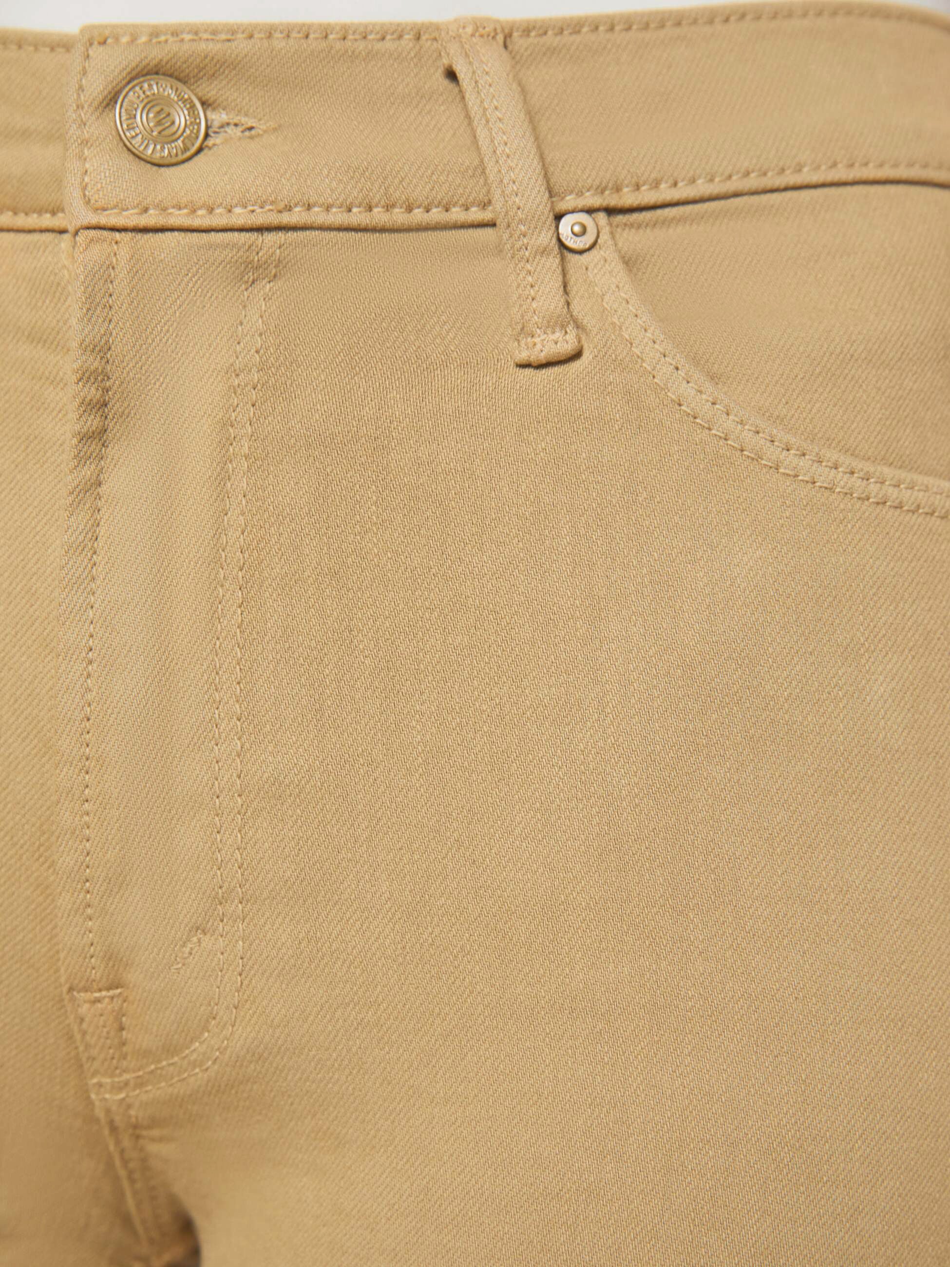 The Mid Rise Dazzler Ankle Fray - Prairie Sand - Image 6