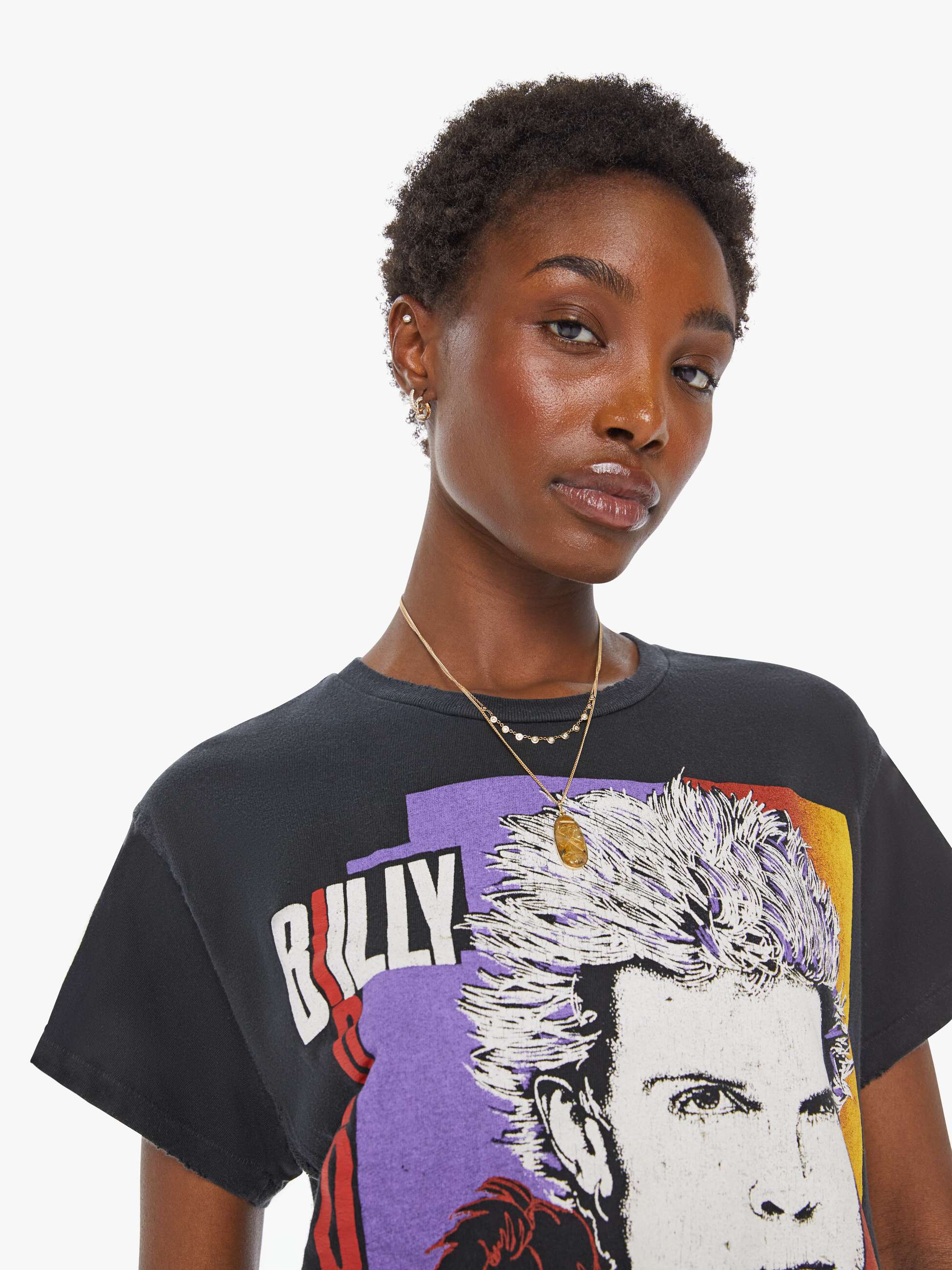 MadeWorn Billy Idol Tee - Coal - Image 5