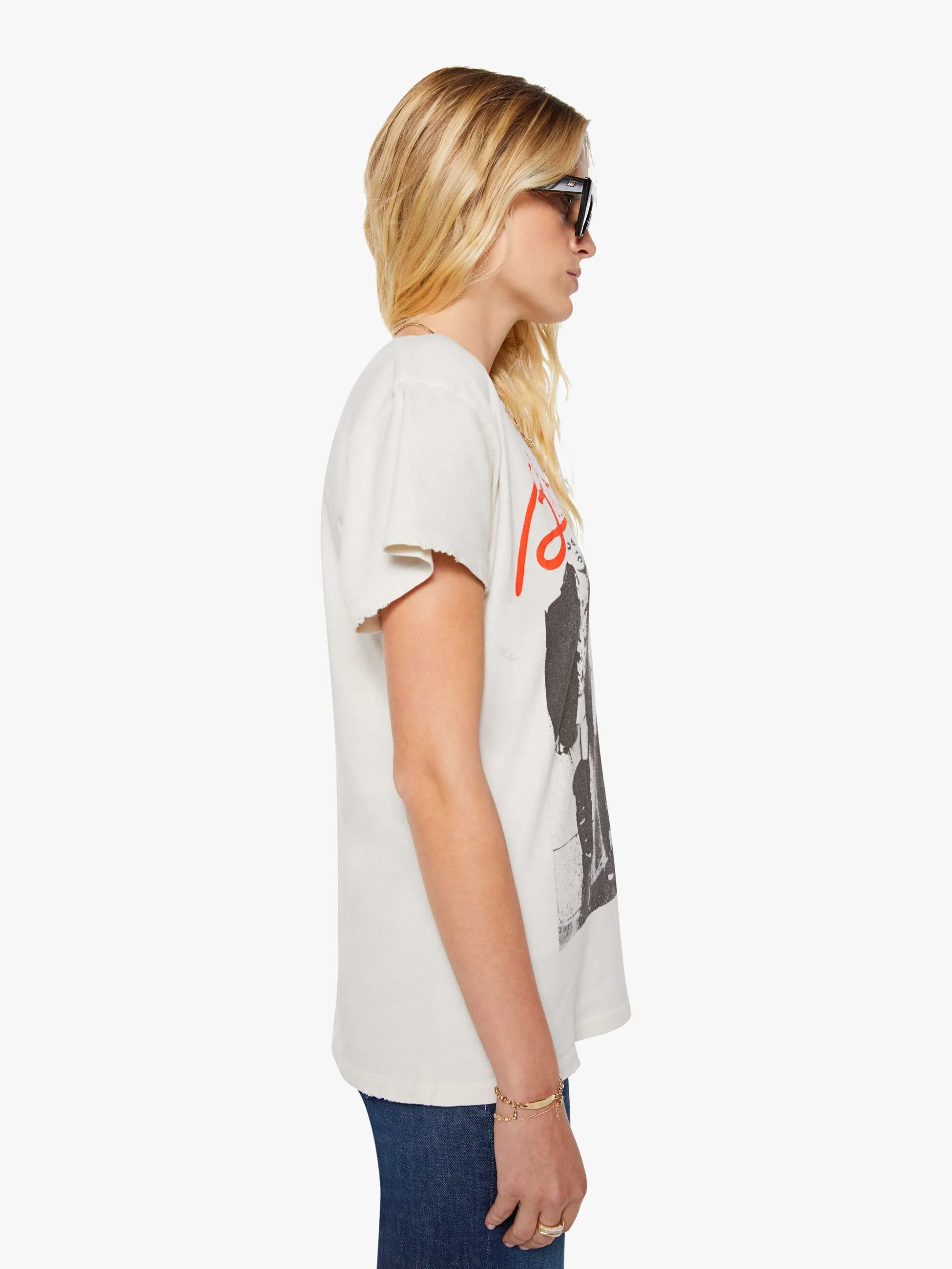 MadeWorn Blondie Tee - Vintage White - Image 3