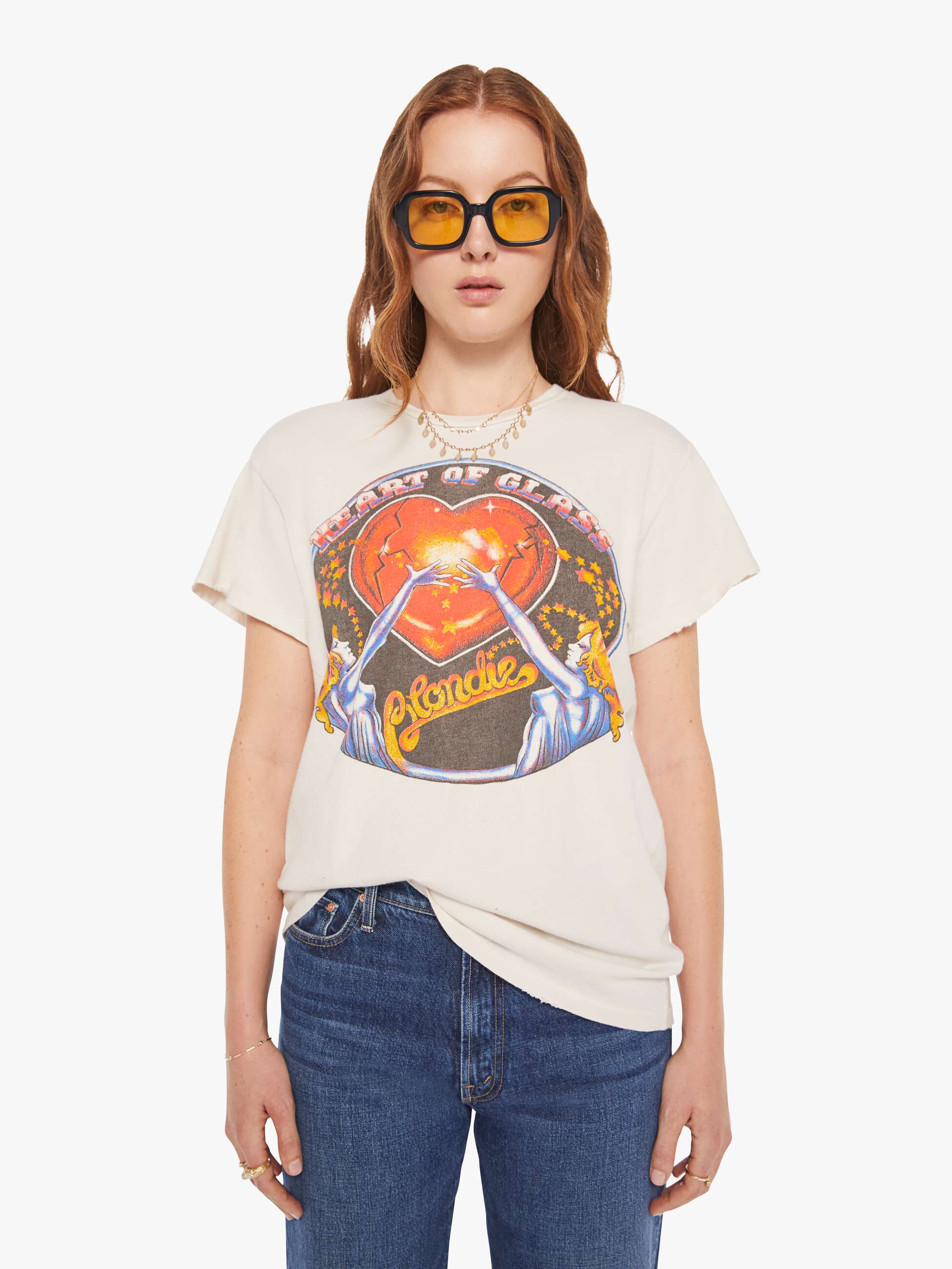 MadeWorn Blondie Tee - Vintage White - Image 2