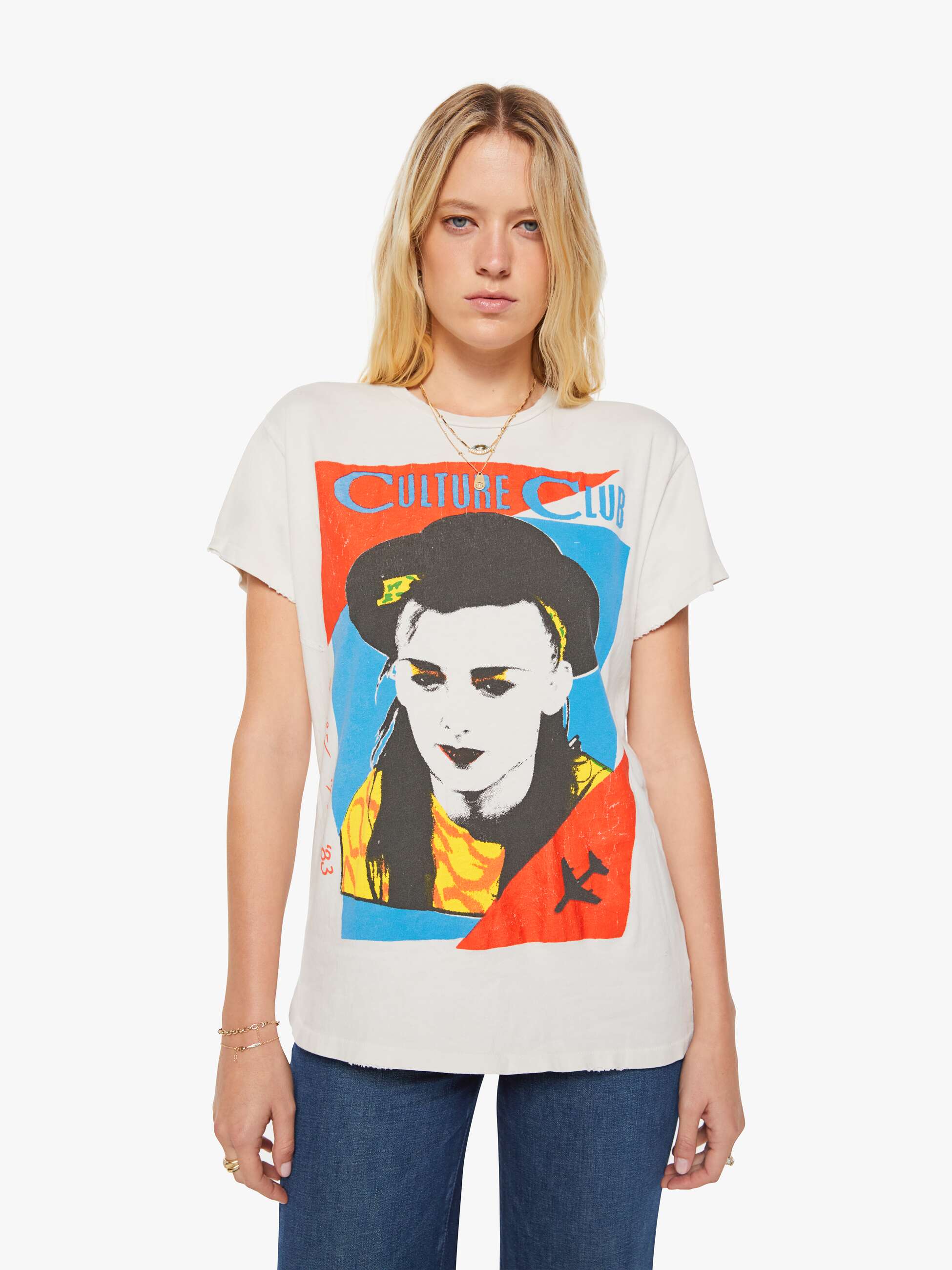 MadeWorn Culture Club Tee - Vintage White - Image 2