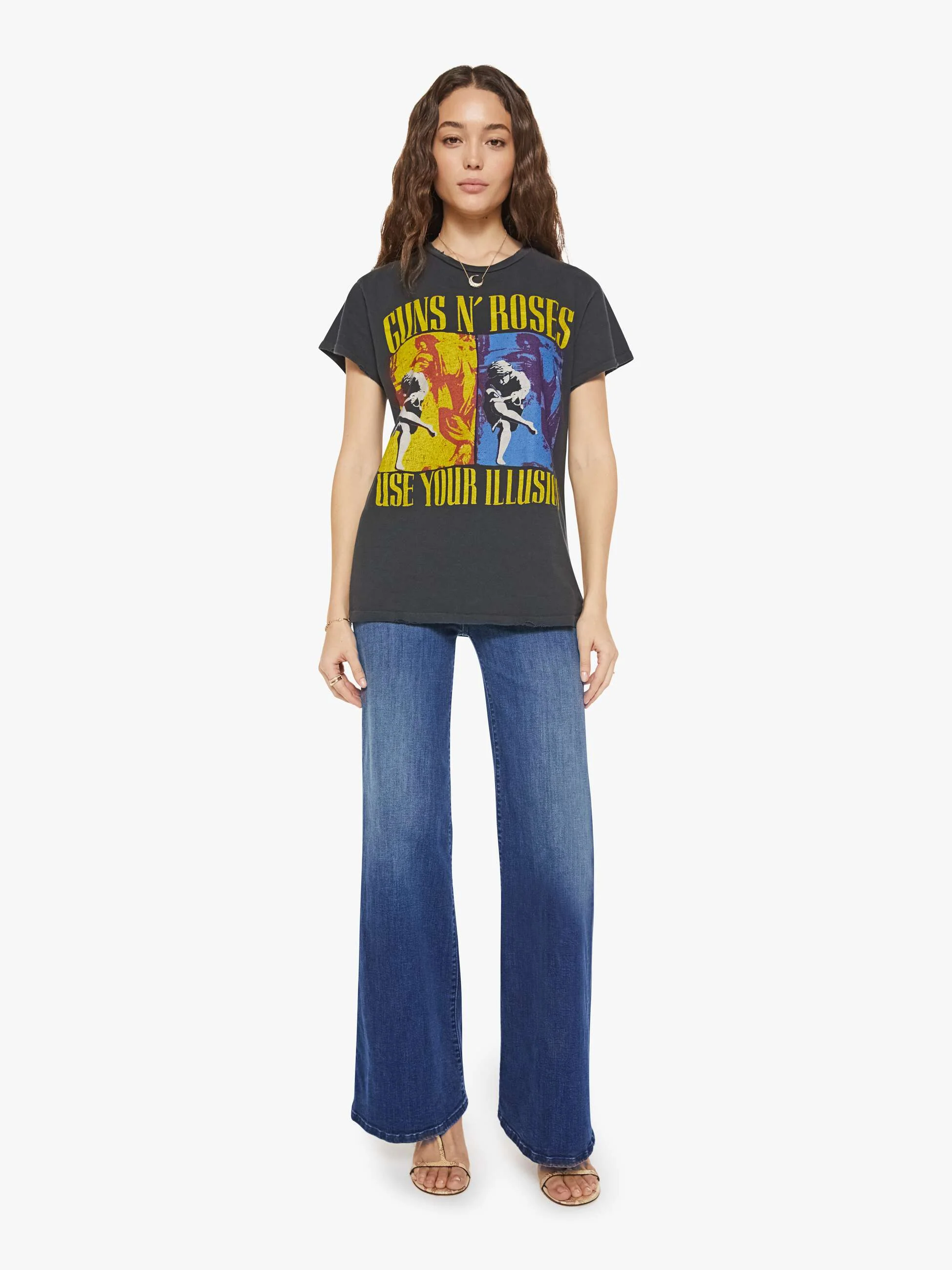 MadeWorn Guns N Roses Tee - Coal - Image 4