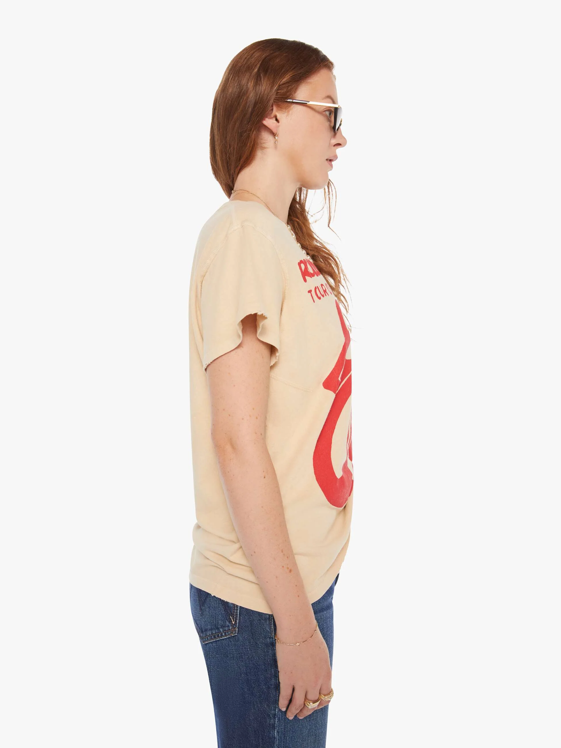 MadeWorn Rolling Stones Tee - Tea Stained - Image 3