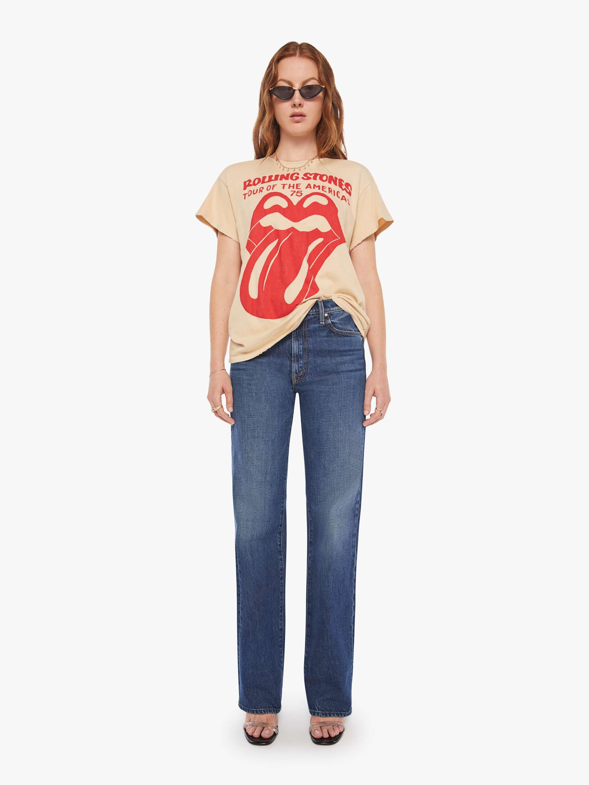 MadeWorn Rolling Stones Tee - Tea Stained - Image 5