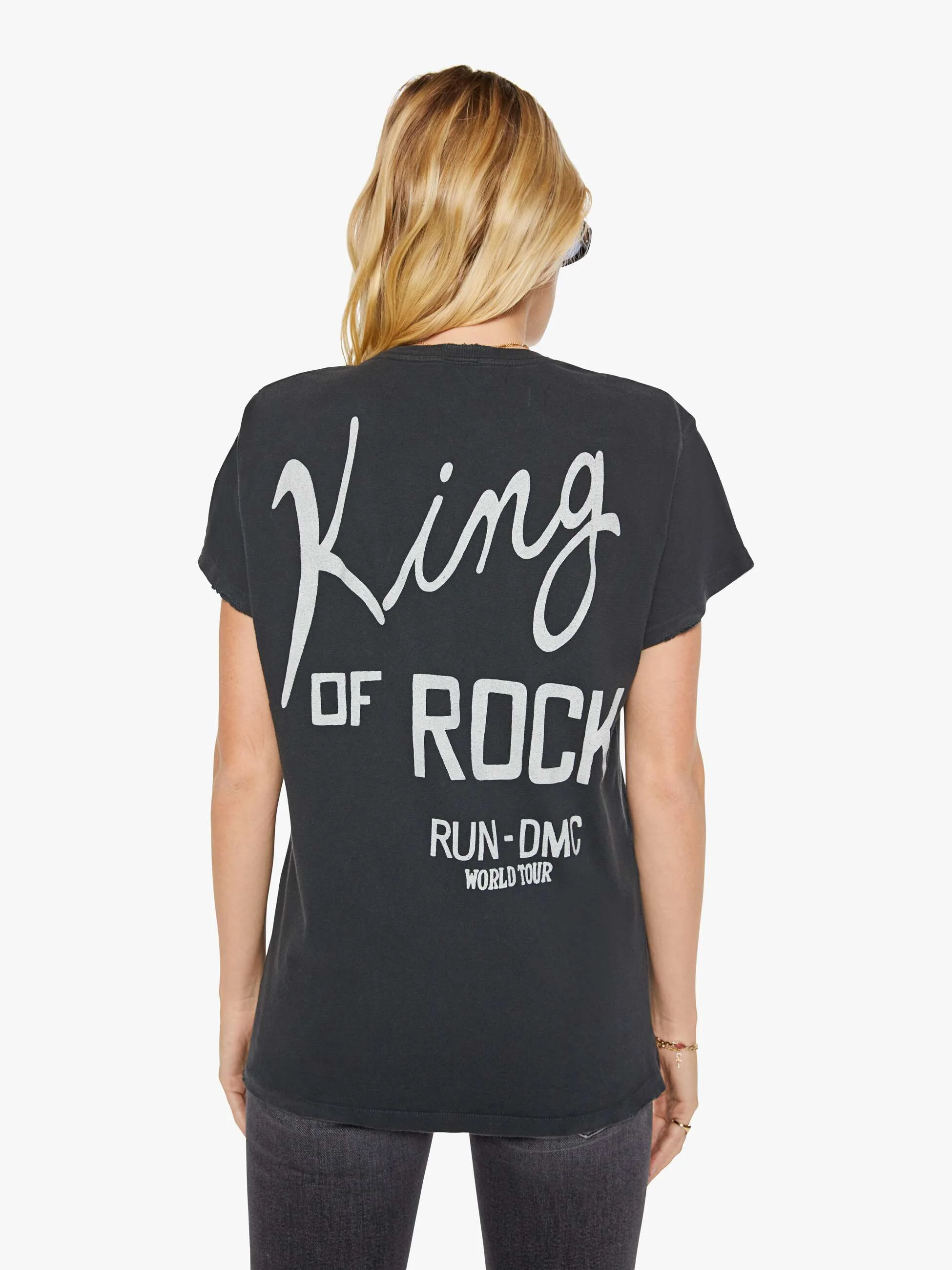MadeWorn Run DMC Tee - Coal - Image 3