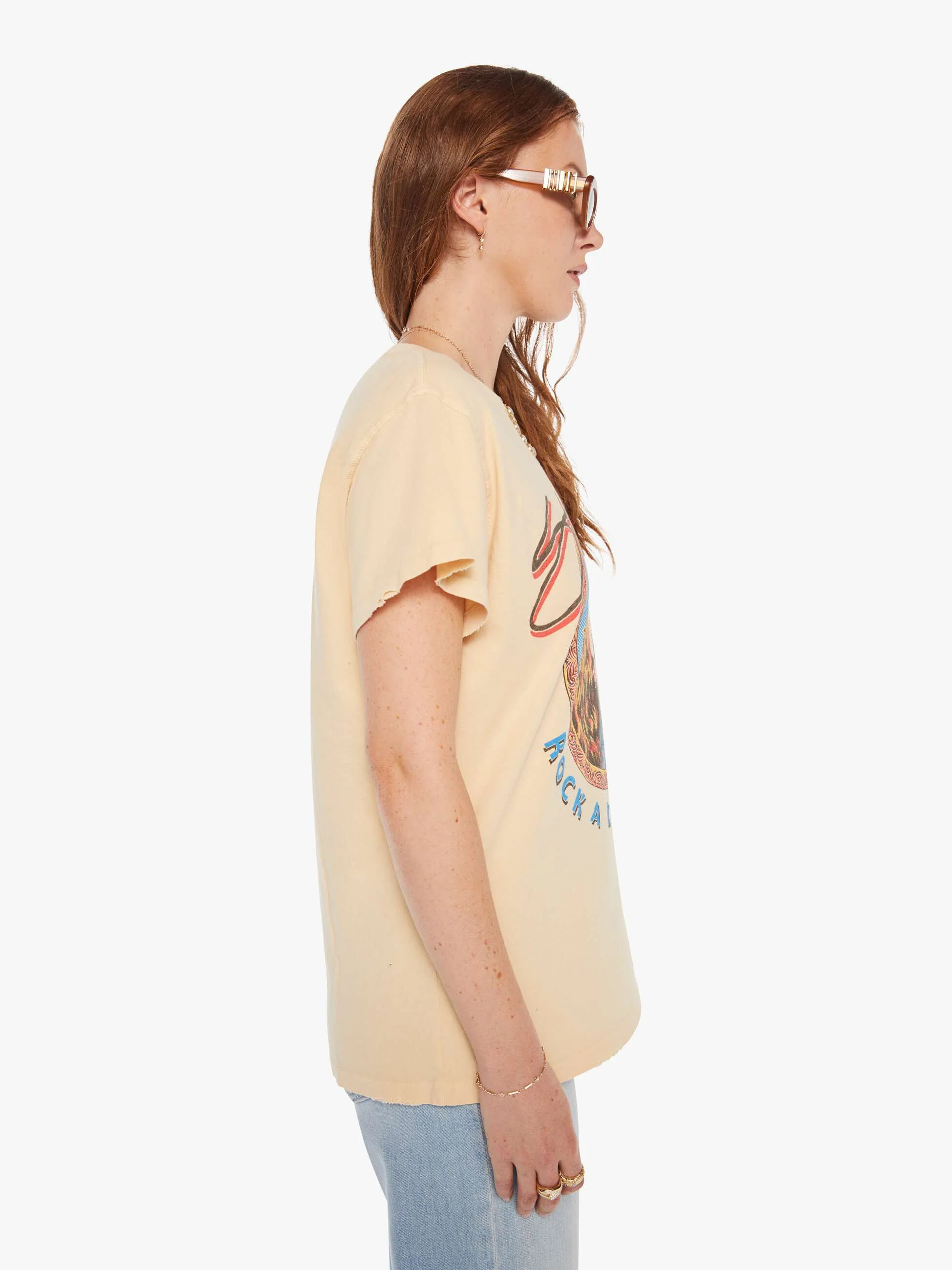 MadeWorn Stevie Nicks Tee - Sun Bleached - Image 3