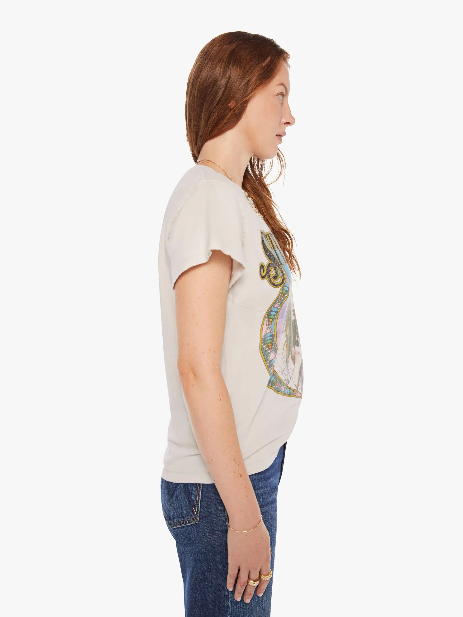 MadeWorn Stevie Nicks Tee - White - Image 3
