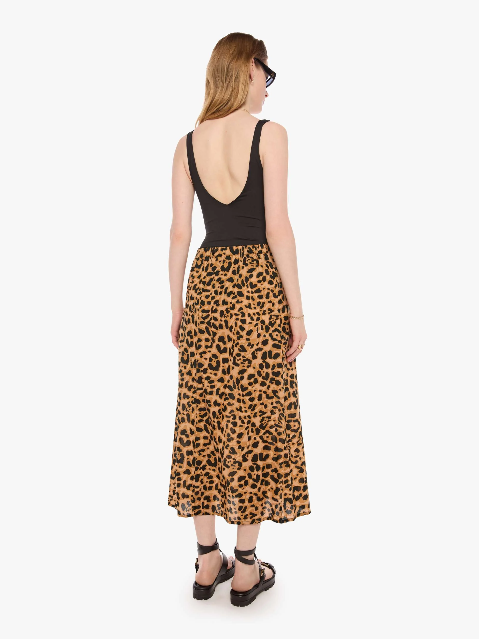 Natalie Martin Anita Skirt - Leopard - Image 4