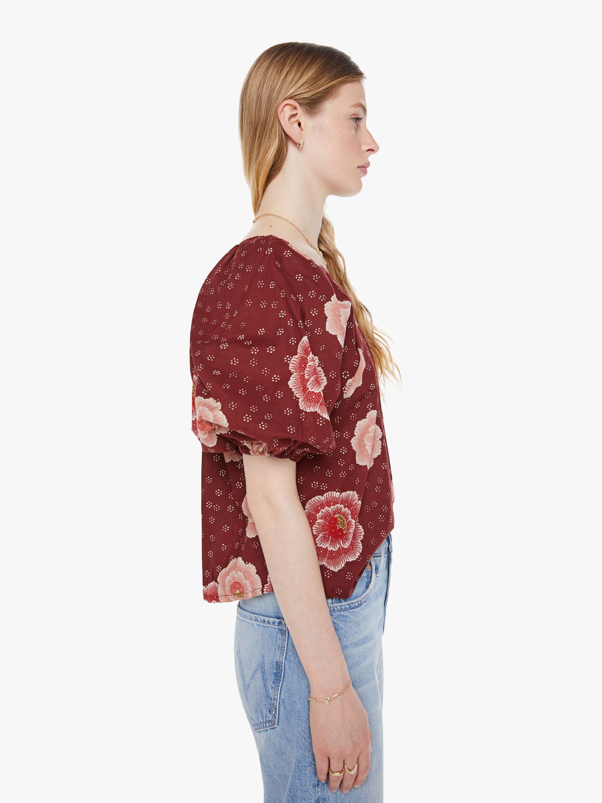 Natalie Martin Ella Top - Poppy Cherry - Image 2