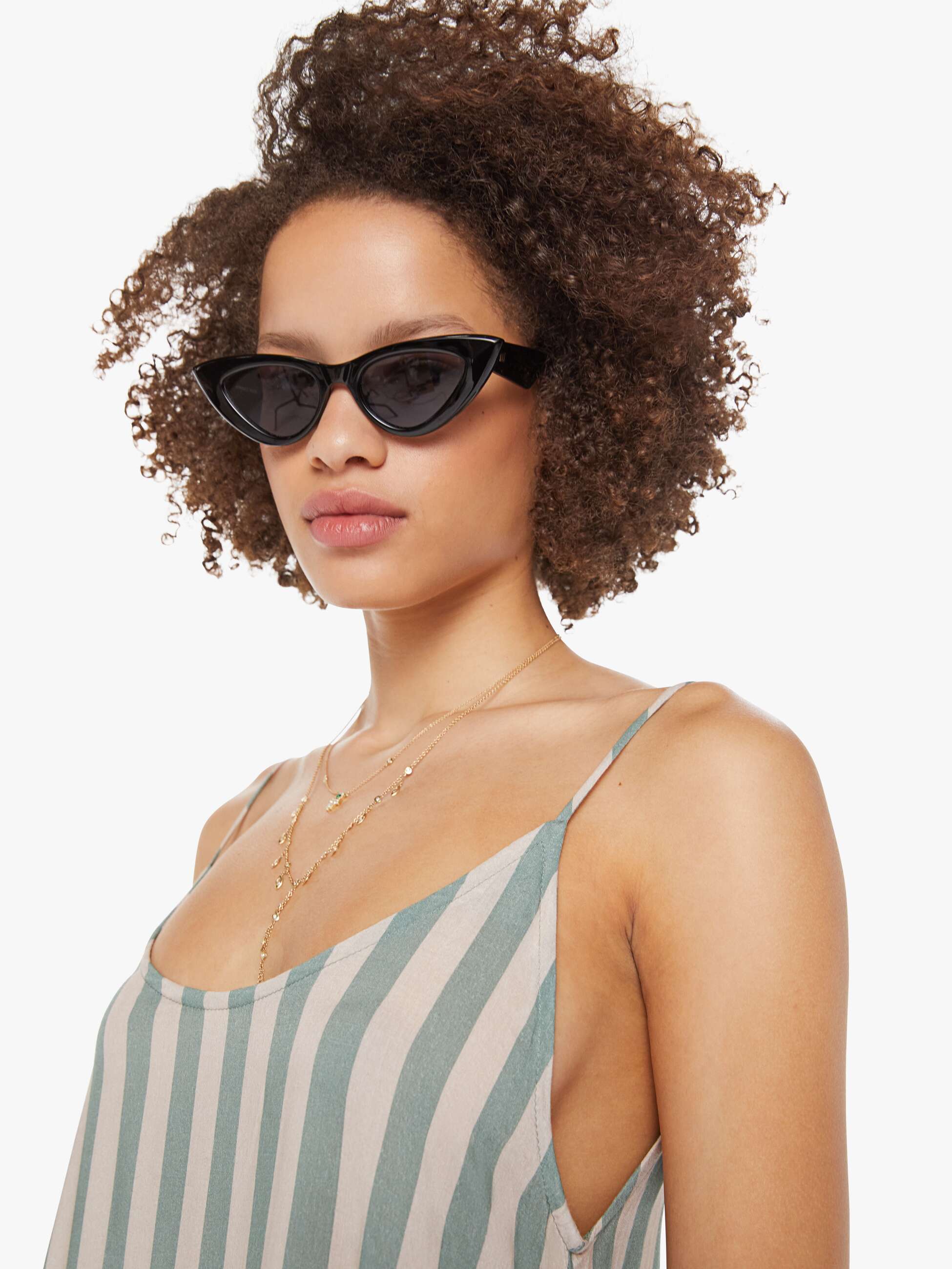 Natalie Martin Heather Maxi Dress - Thick Stripe Jade - Image 5
