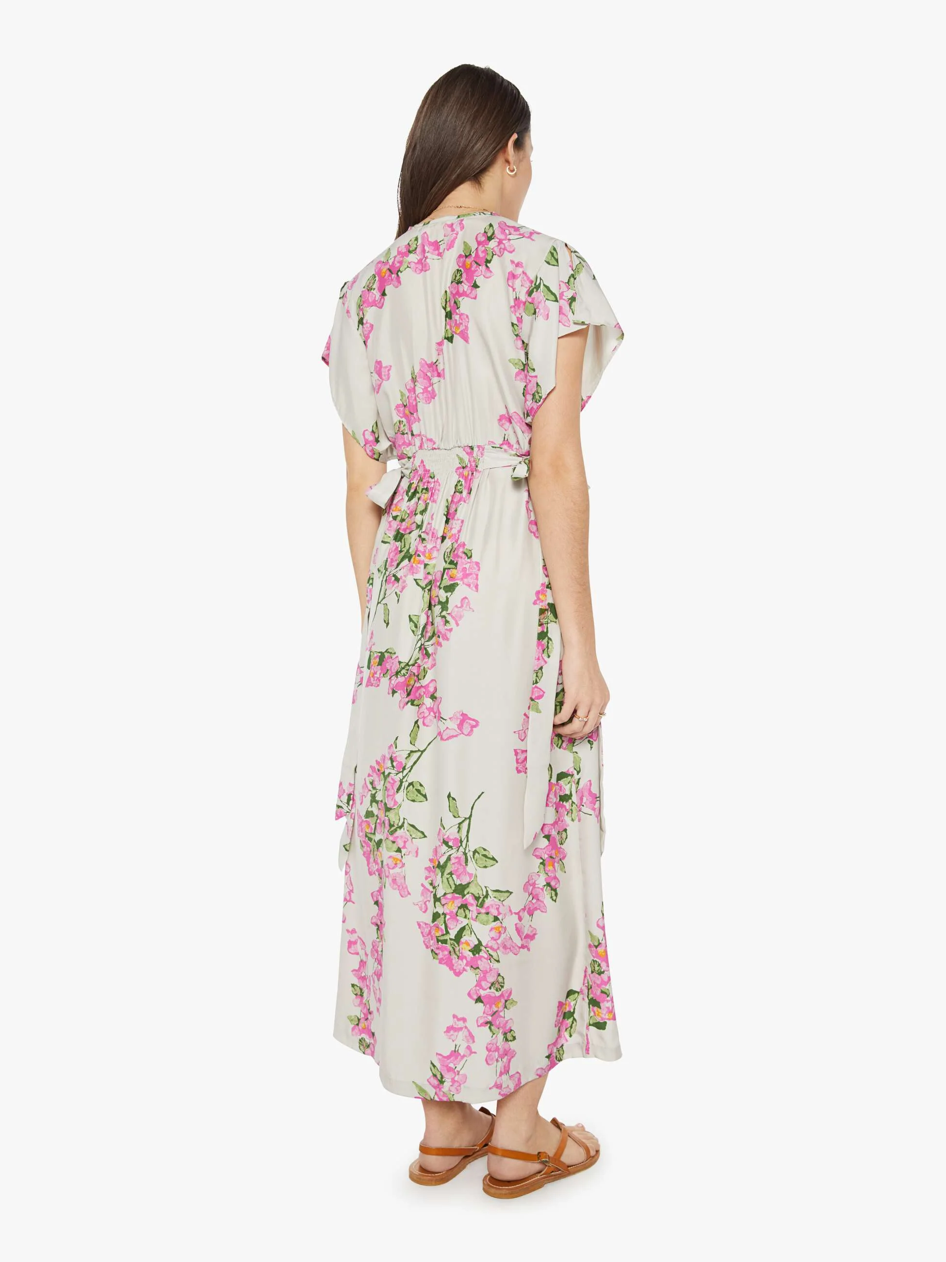 Natalie Martin Monica Dress - Bougainvillea Mother Of Pearl - Image 4
