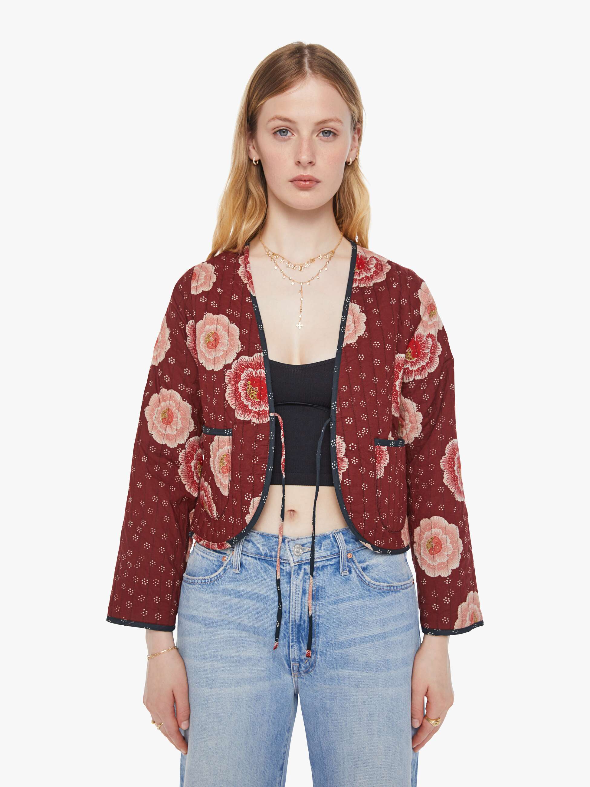 Natalie Martin Saskia Jacket - Poppy Combo - Image 2