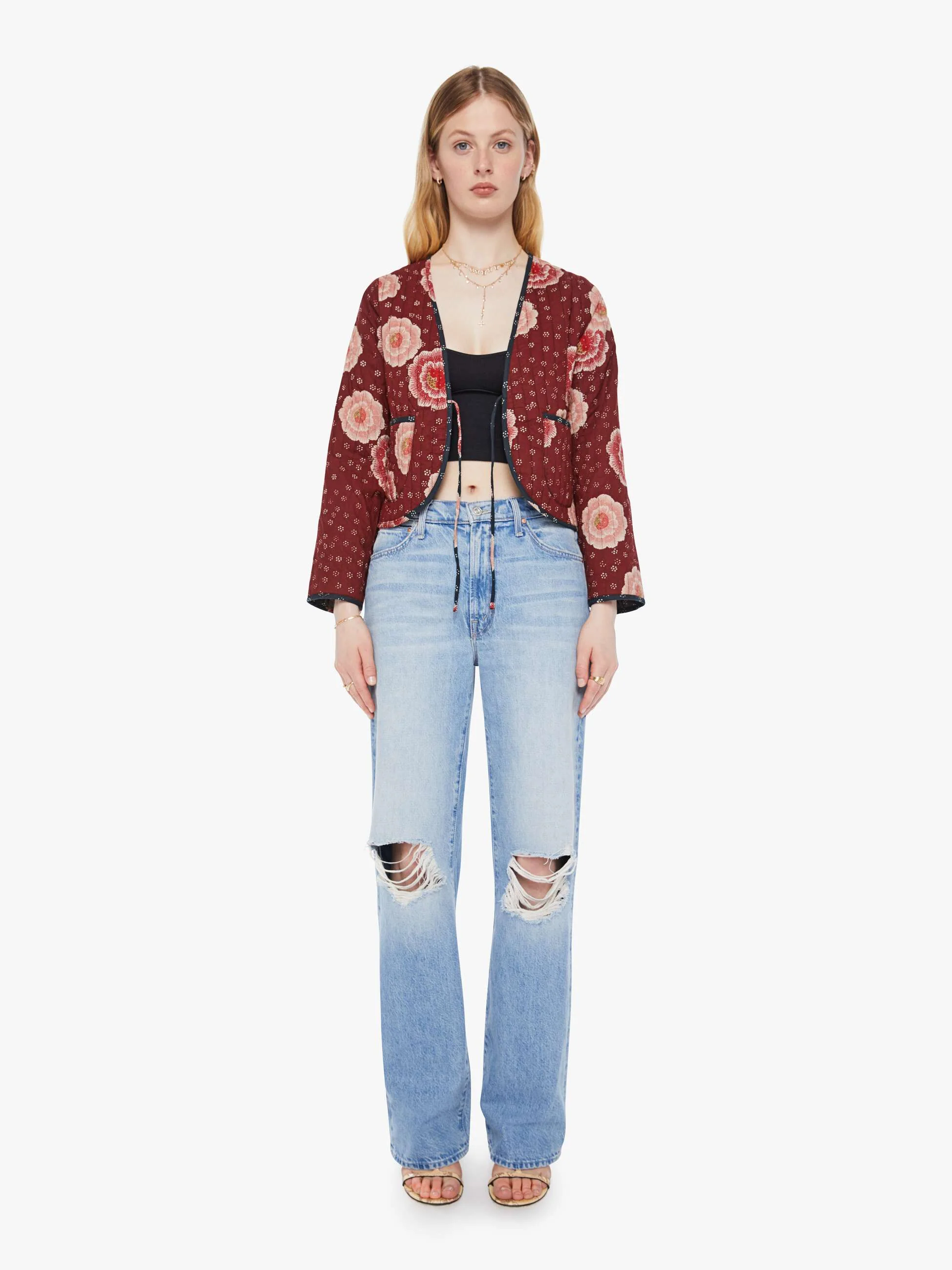 Natalie Martin Saskia Jacket - Poppy Combo - Image 6