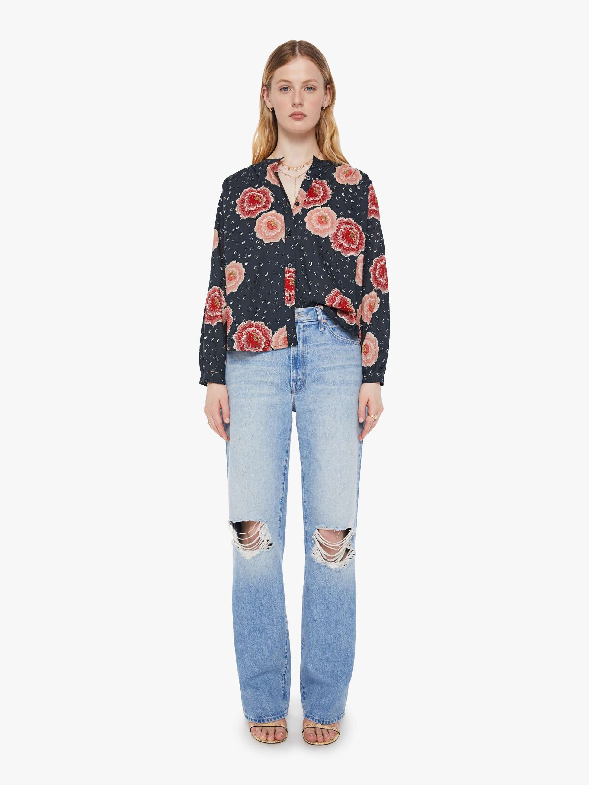 Natalie Martin Tolan Shirt - Poppy Indigo - Image 5