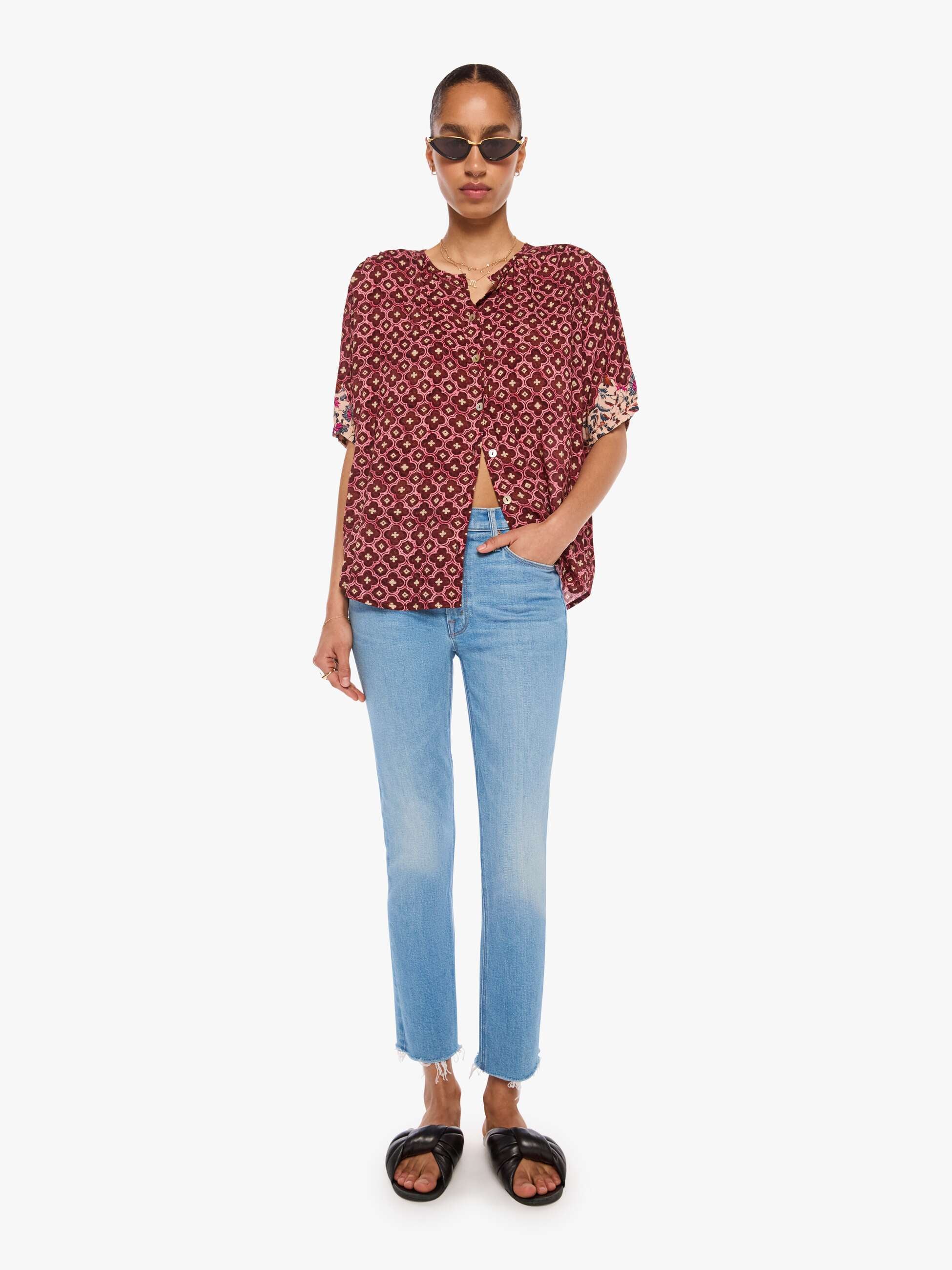 Natalie Martin Violet Top - Mosaic Spice - Image 5