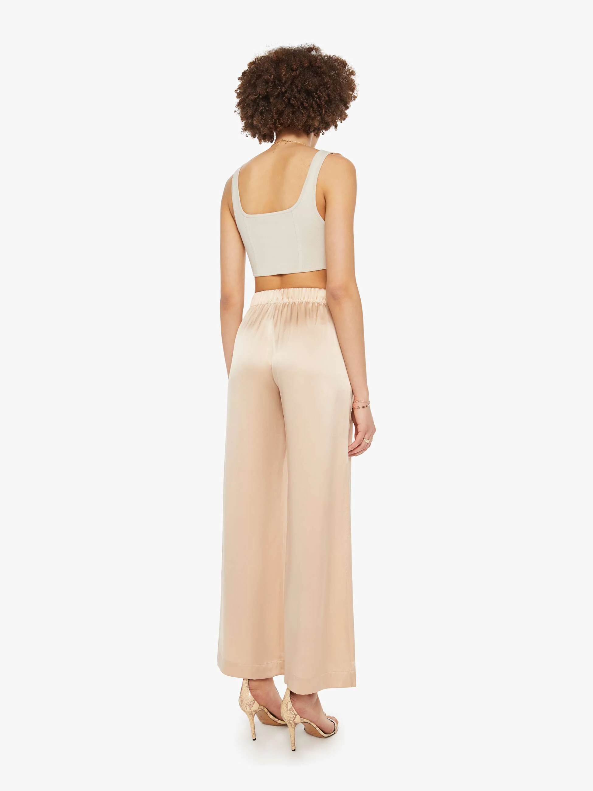 SABLYN Brynn High Rise Wide Leg Pant - Pink Sand - Image 4