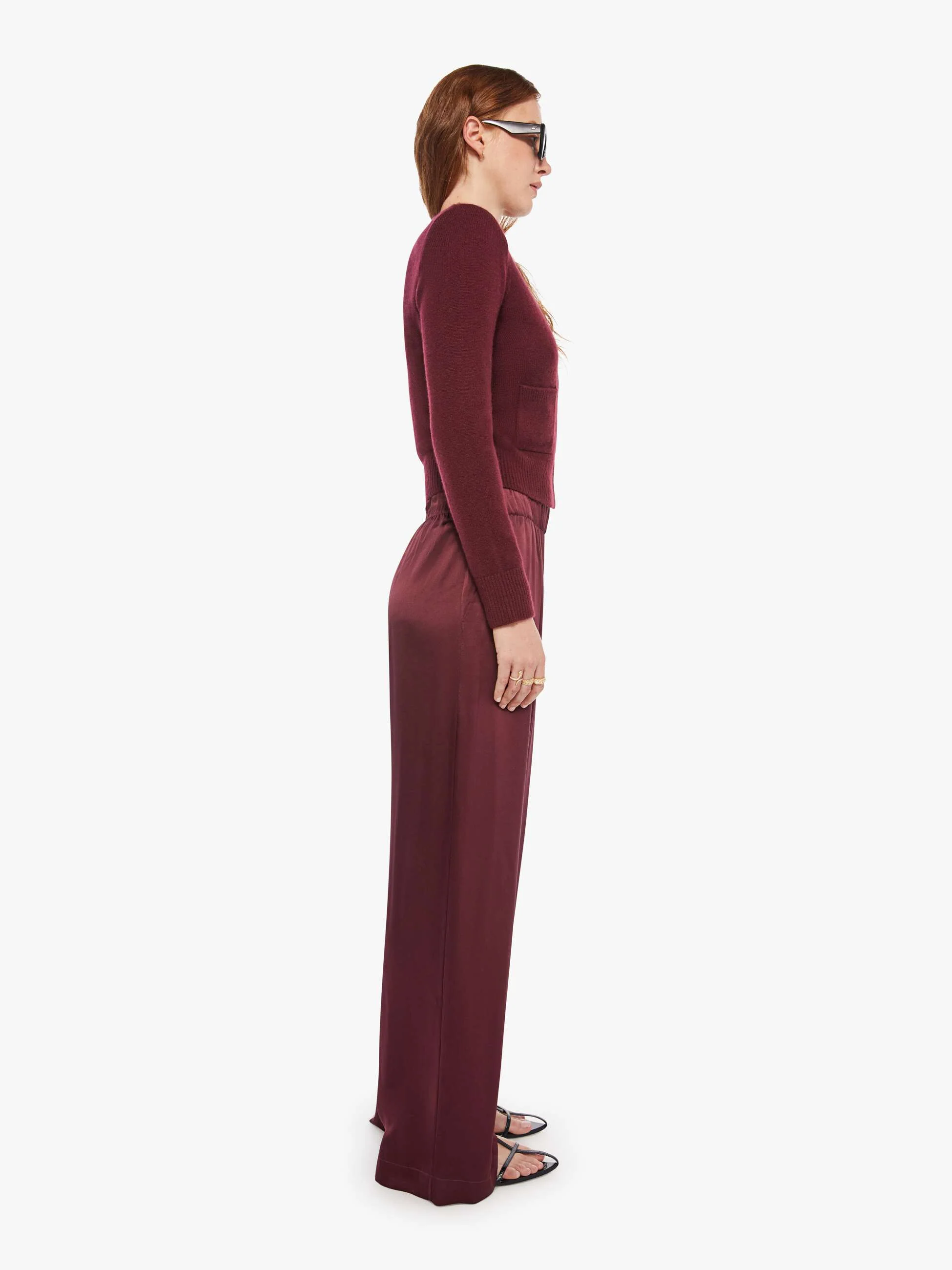 SABLYN Brynn Pant - Bordeaux - Image 3