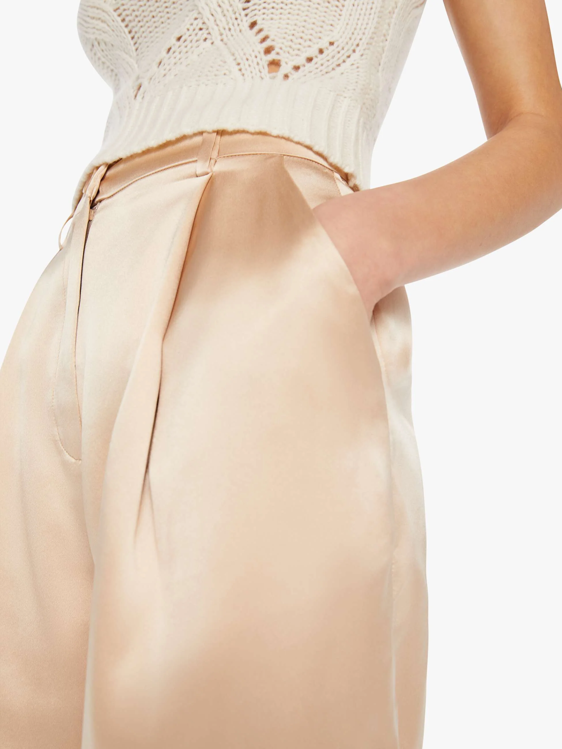 SABLYN Emerson High Rise Pleated Short - Pink Sand - Image 5