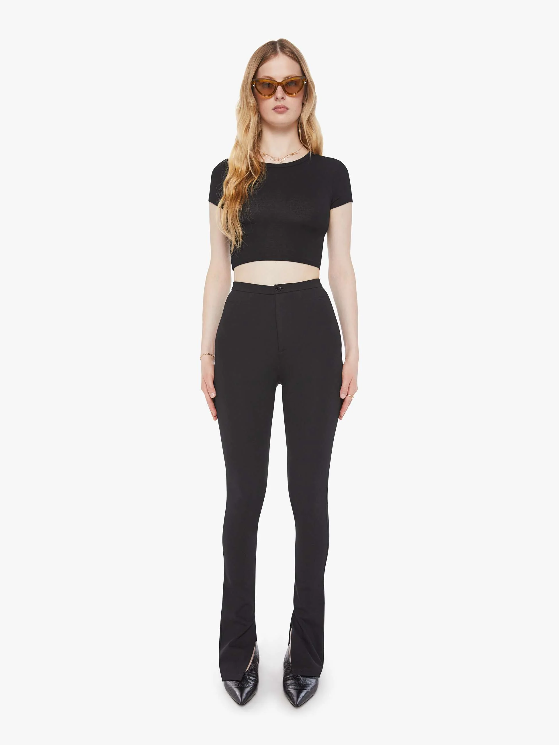 SABLYN Leo Long Legging With Slit - Black