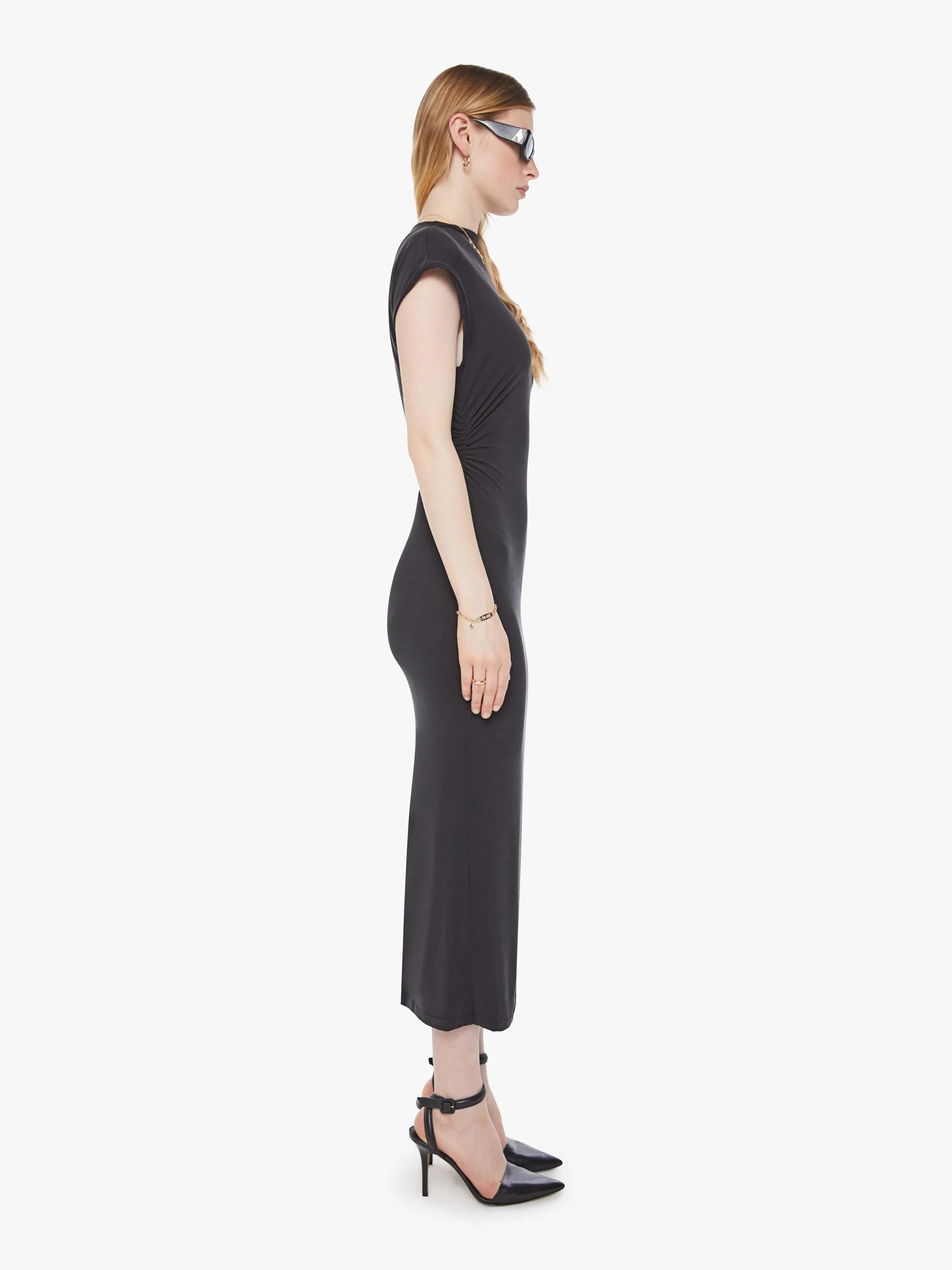 SABLYN Mesa Slouchy Mock Neck Midi - Black - Image 3
