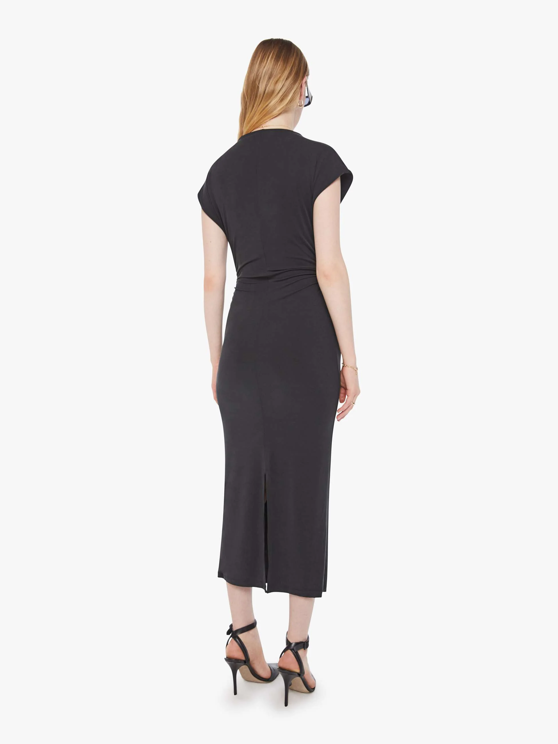 SABLYN Mesa Slouchy Mock Neck Midi - Black - Image 4