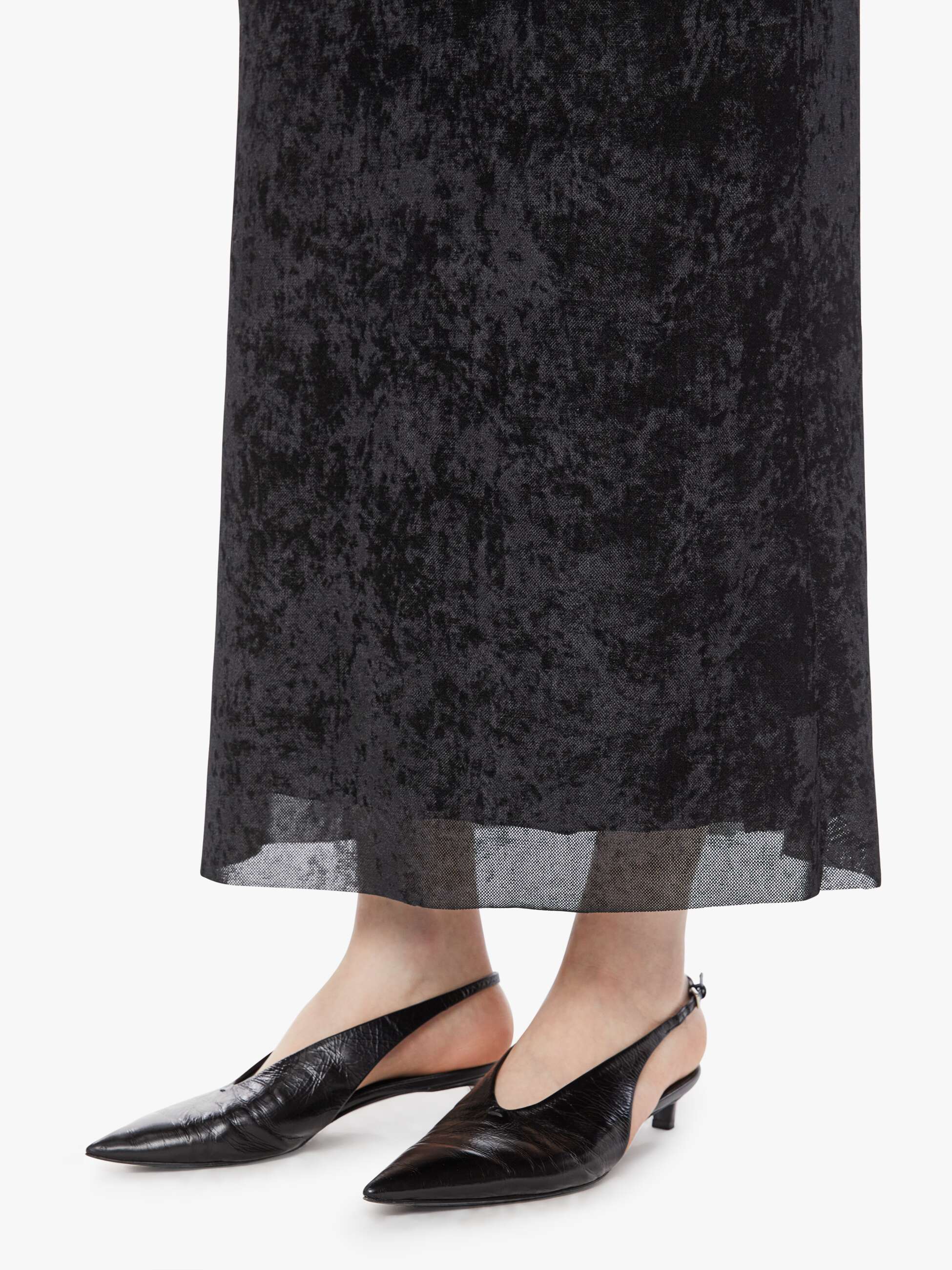 SABLYN Rose Ankle Column Flare Skirt - Black - Image 5