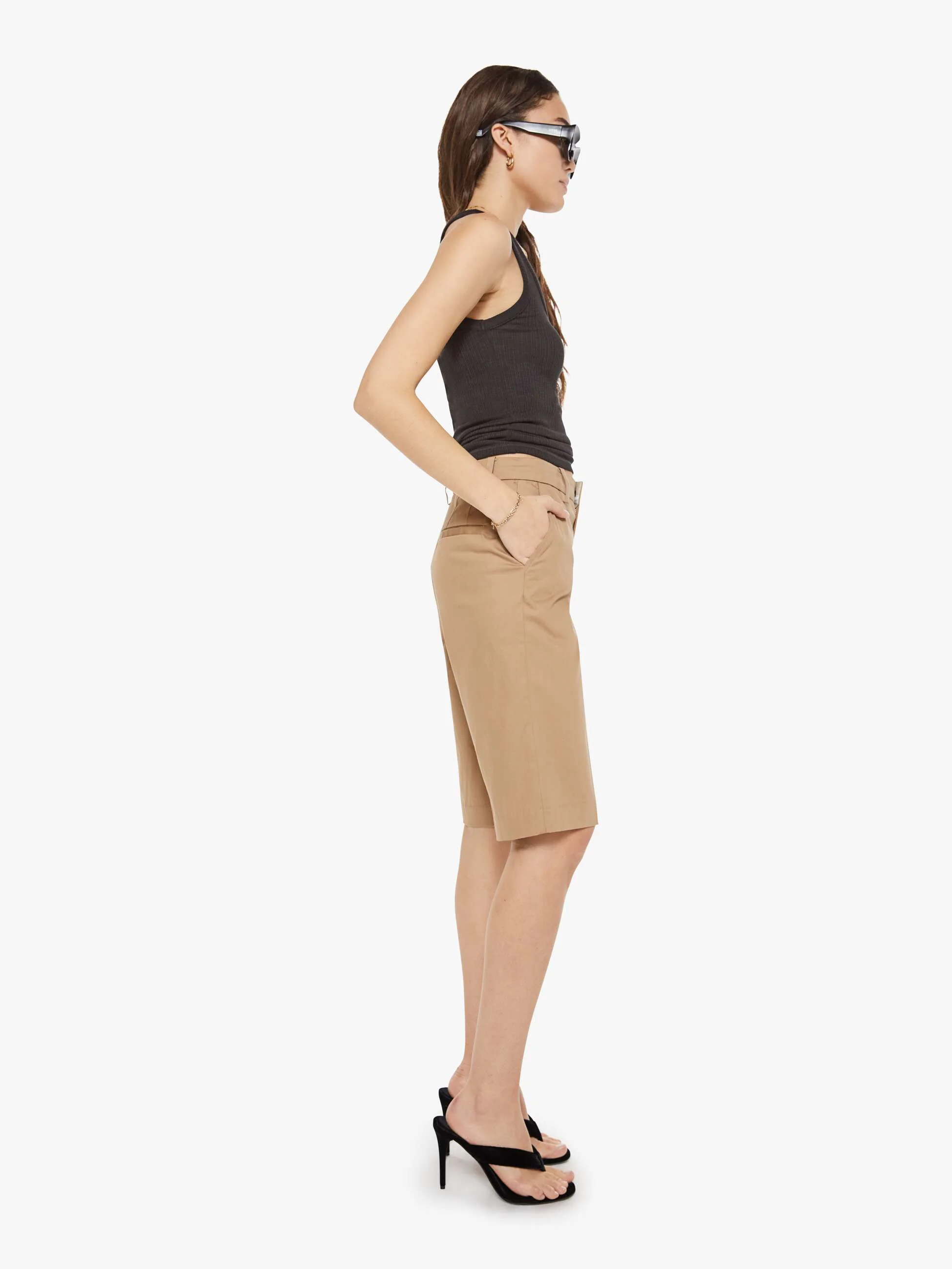 SPRWMN Bermuda Trousers - Khaki - Image 3