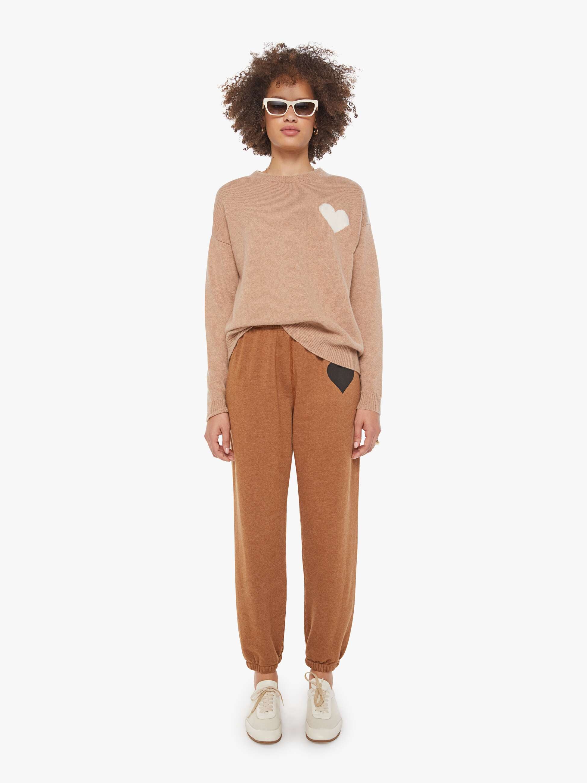 SPRWMN Heart Logo Sweatshirt - Almondine - Image 5