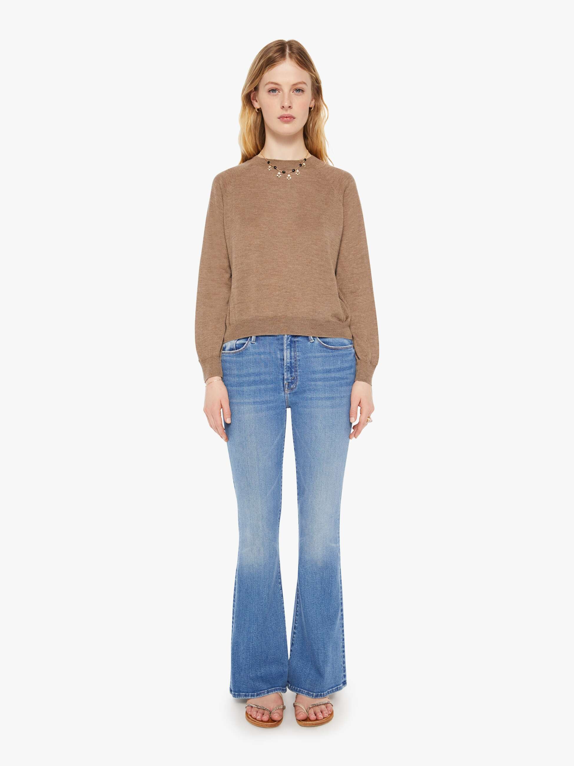 SPRWMN L/S Raglan Sweater - Truffle - Image 5