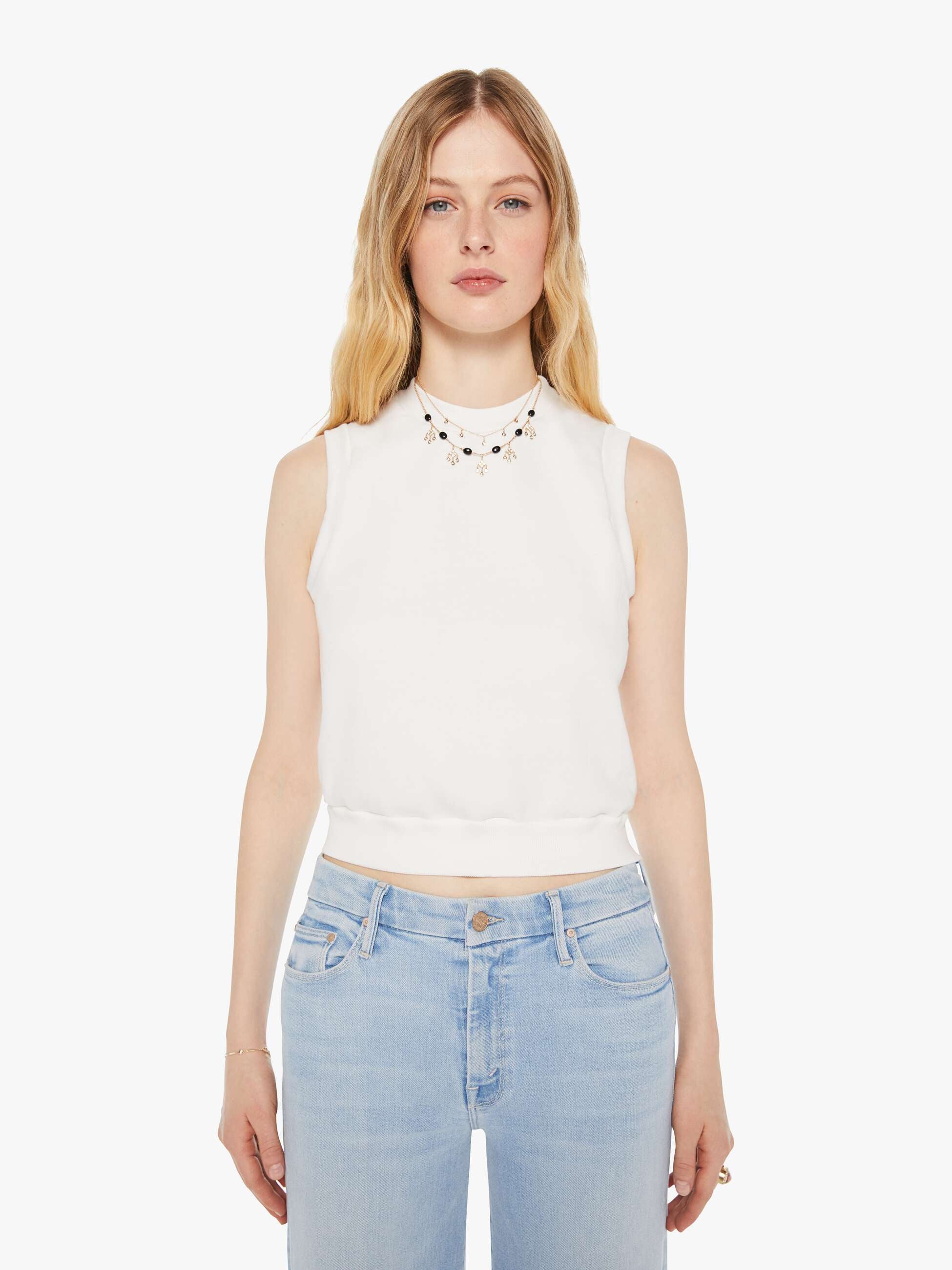 SPRWMN Shrunken Vest - White - Image 2